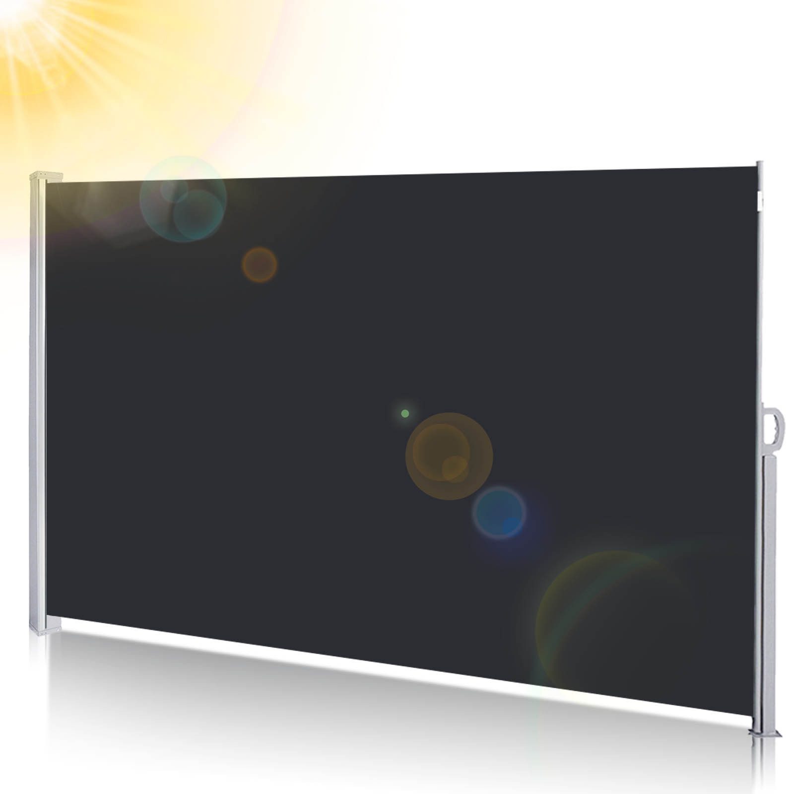 Clanmacy Seitenmarkise Aluminium Seitenarmmarkise Sonnenschutz Markise günstig online kaufen