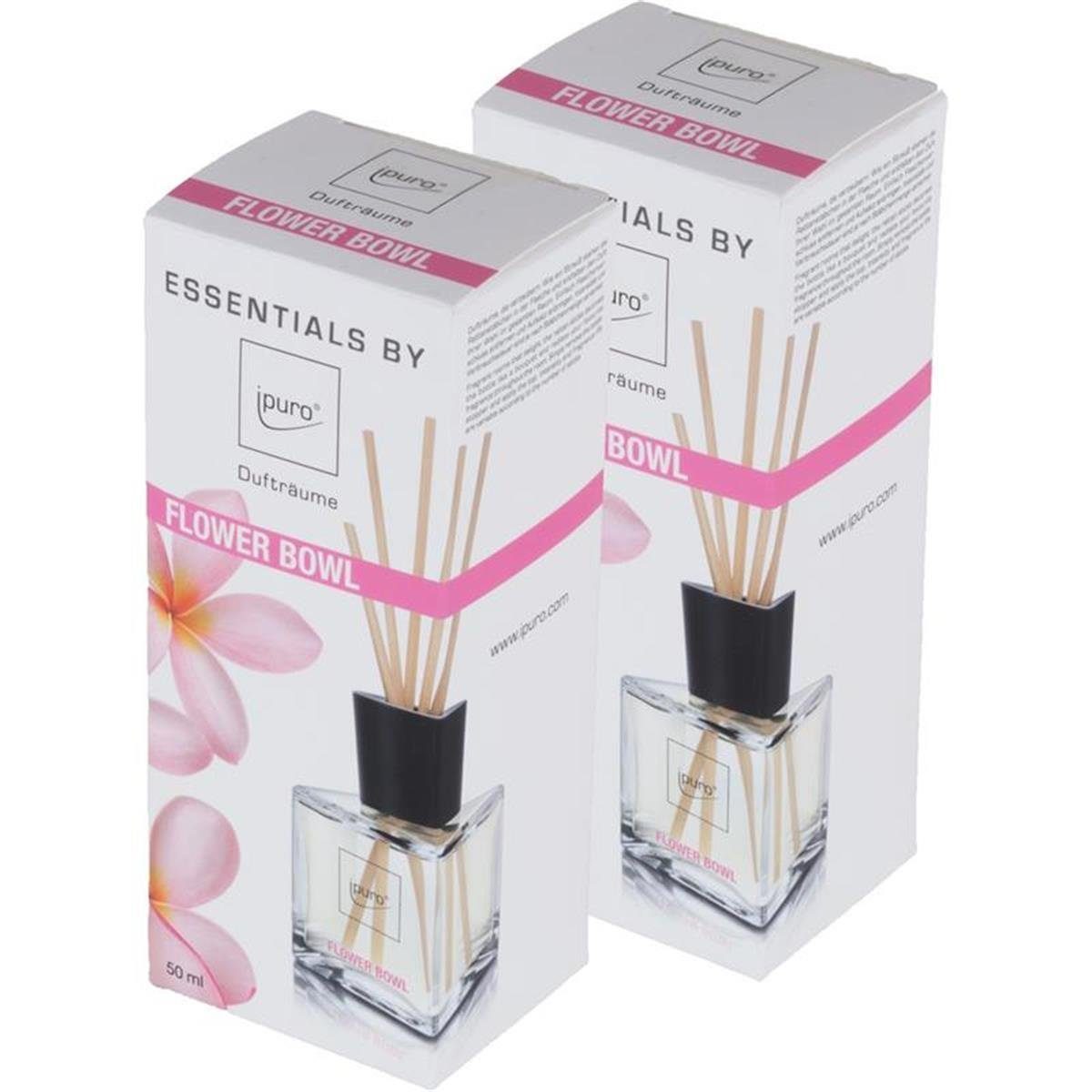IPURO Raumduft Essentials by ipuro Flower Bowl 50ml Raumduft (2er Pack)