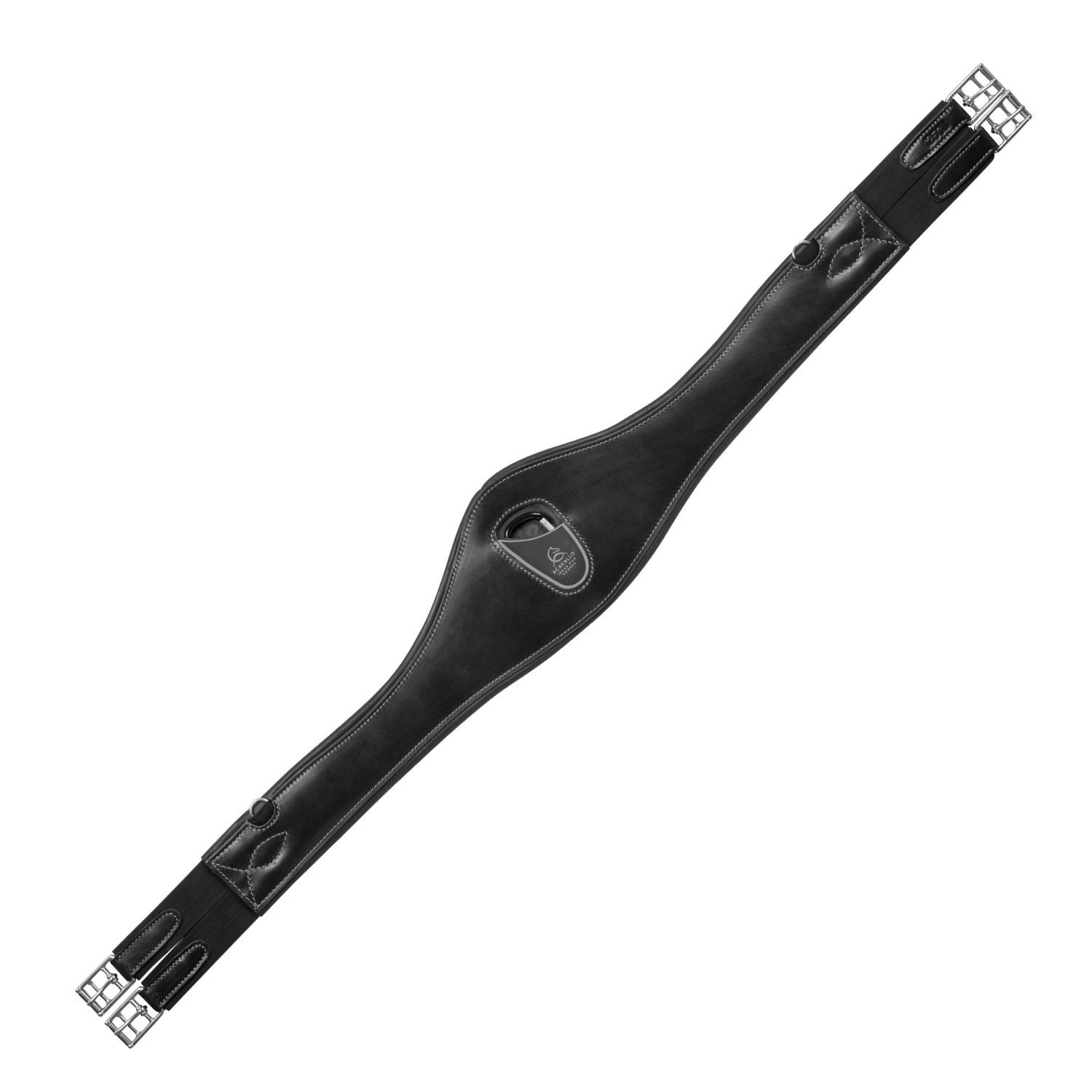 Acavallo Sattelgurte Acavallo Anatomischer Langgurt Kalbsleder mit Gel