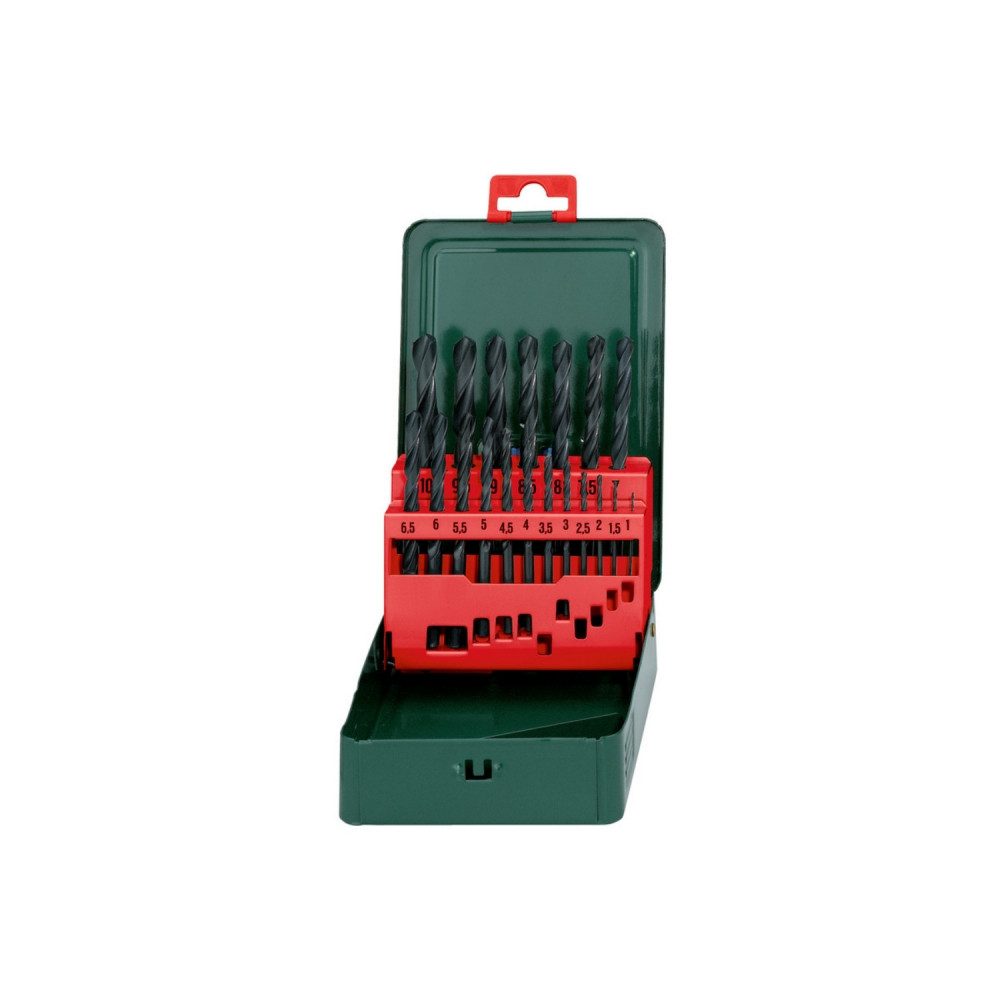 metabo Werkzeugset Metabo HSS-R-Bohrerkassette-SP, 19-teiliges Set.