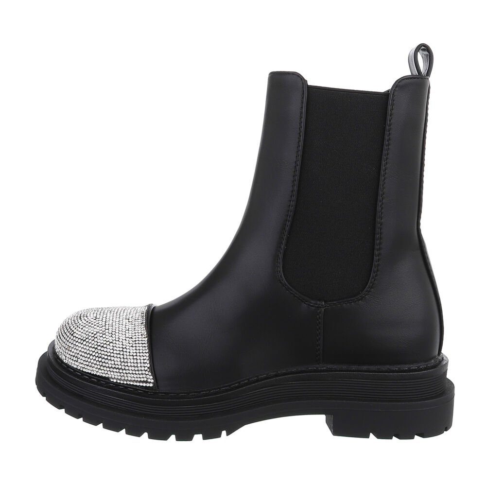 Ital-Design Damen Freizeit Plateaustiefelette (84989743) Blockabsatz günstig online kaufen