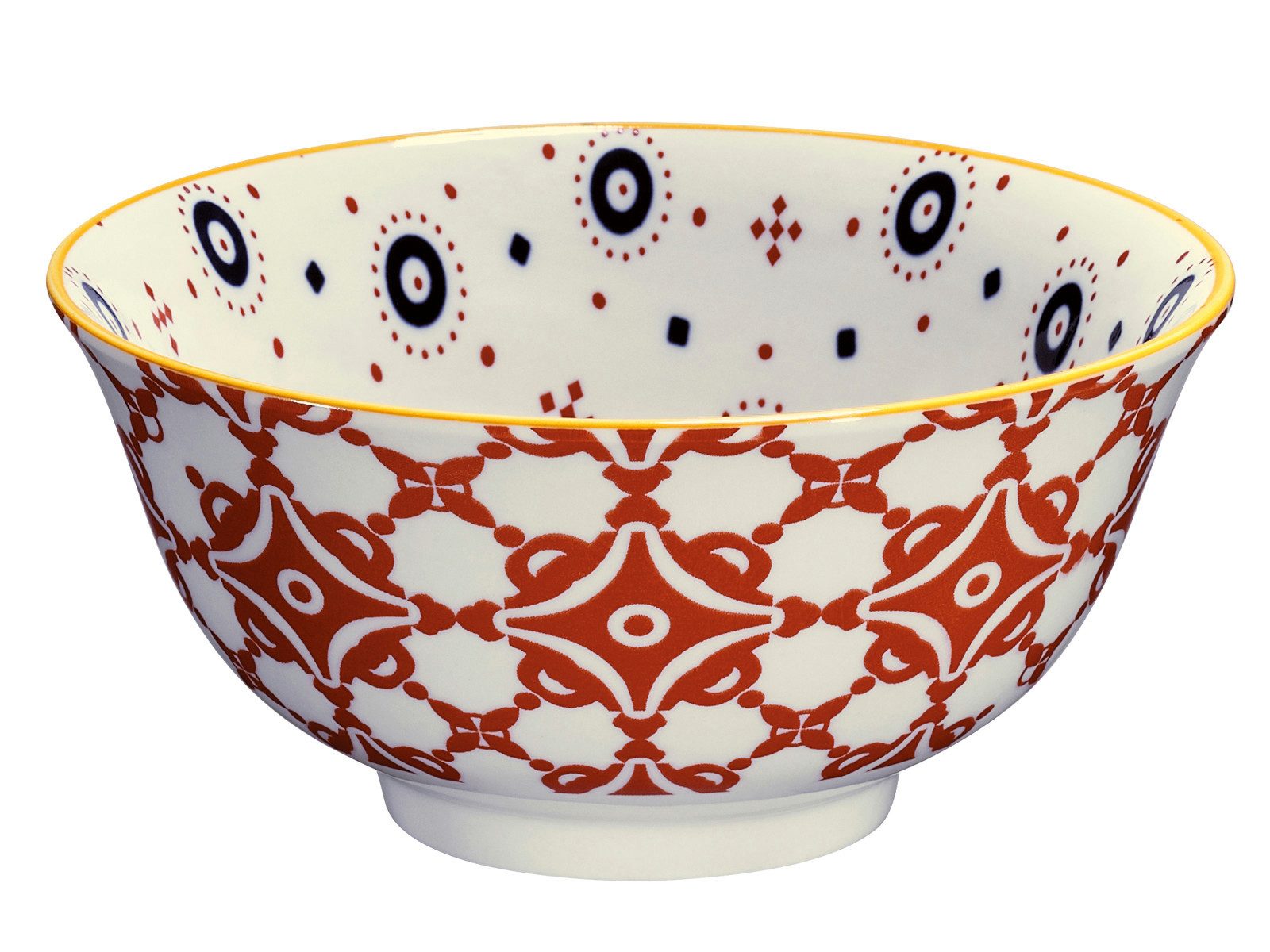 Cilio Schale AMICI Bowl Kacheln 15,5 cm, Porzellan, (Bowls)