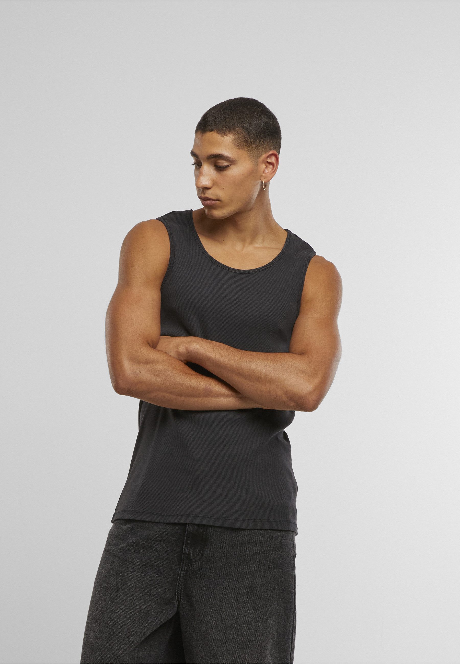 URBAN CLASSICS Tanktop Urban Classics Washed Rib Tanktop (1-tlg)