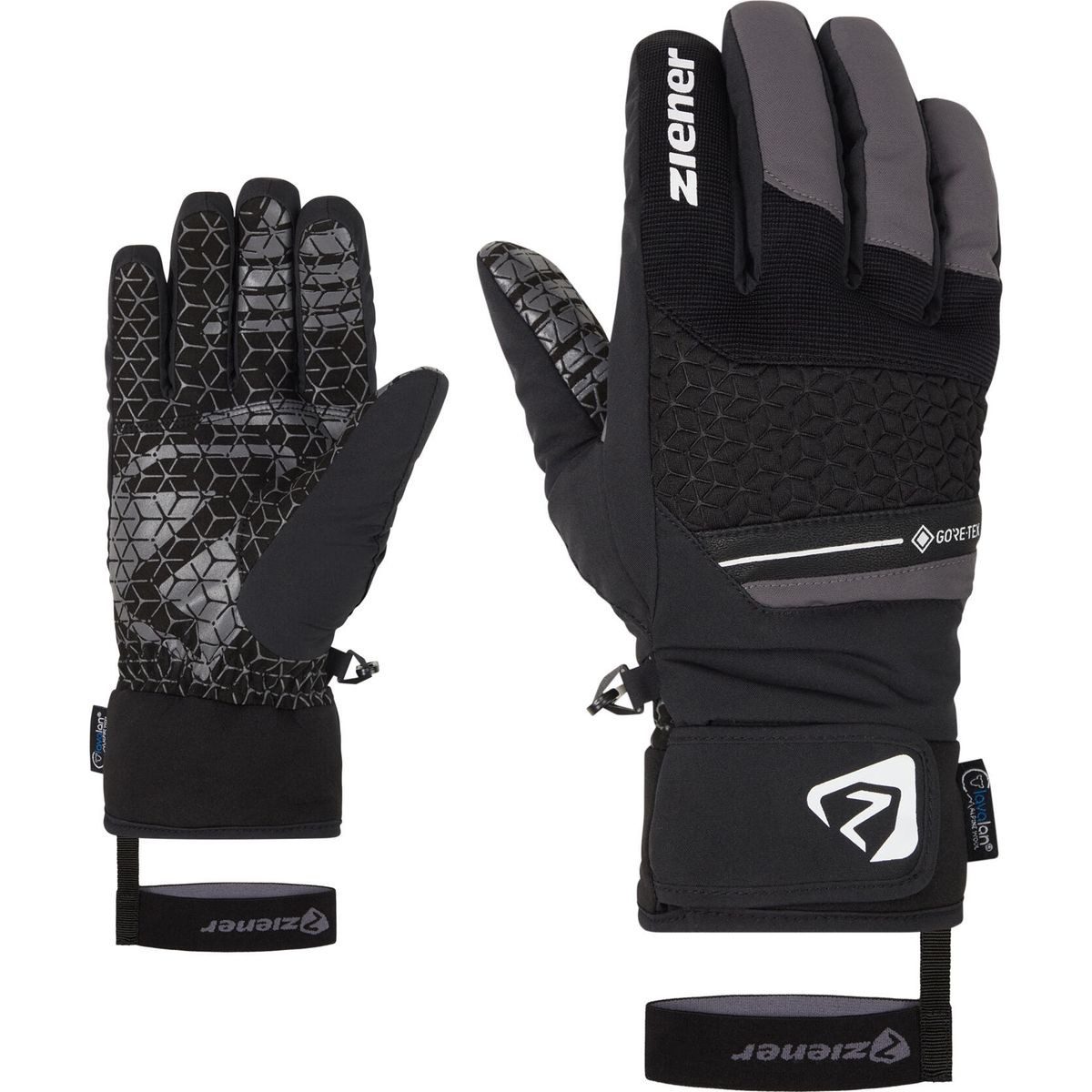 Ziener Skihandschuhe Granit-z GTX AW Glove man Hochwertige, wasserdichte Skihandschuhe mit umweltfreundlicher