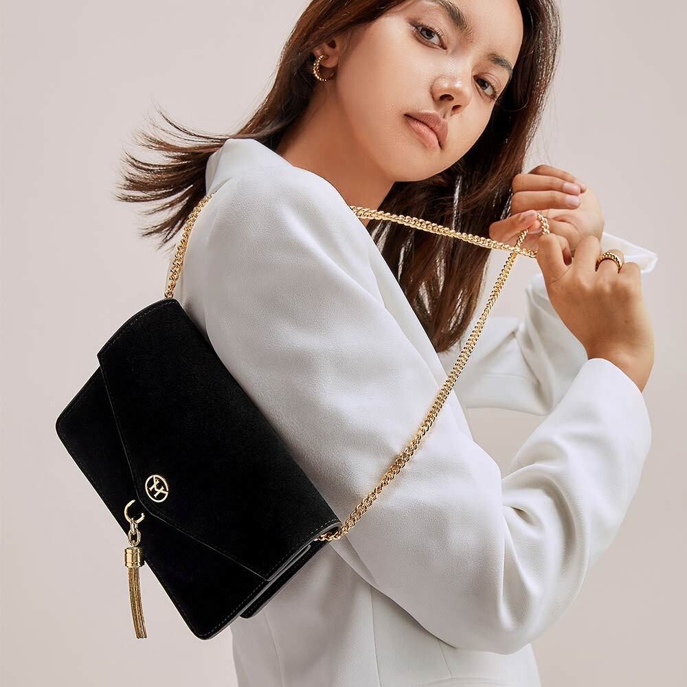 Victoria Hyde Handtasche Victoria Hyde Bella Damen Klassisch Unifarbe Innen (Kein Set, Kein Set), klassisch