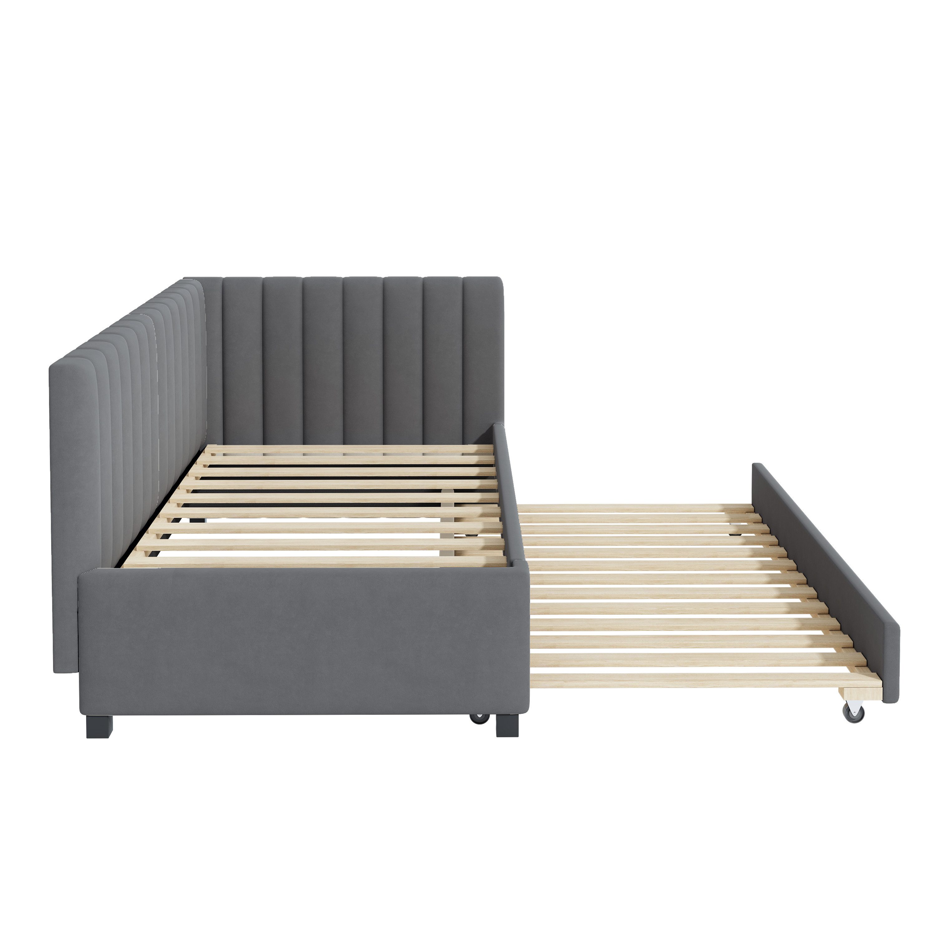 STILVORA Schlafsofa 90×200 Schlafsofa mit Ausziehbett&Lattenrost,Jugendbett günstig online kaufen