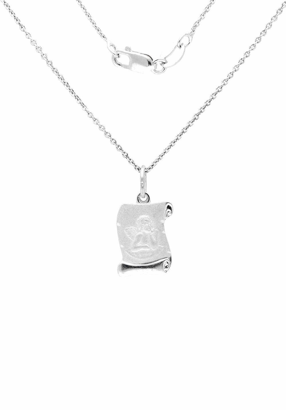 Firetti Kette mit Anhänger Schmuck Geschenk Silber 925 Halsschmuck Halskette Ankerkette Engel