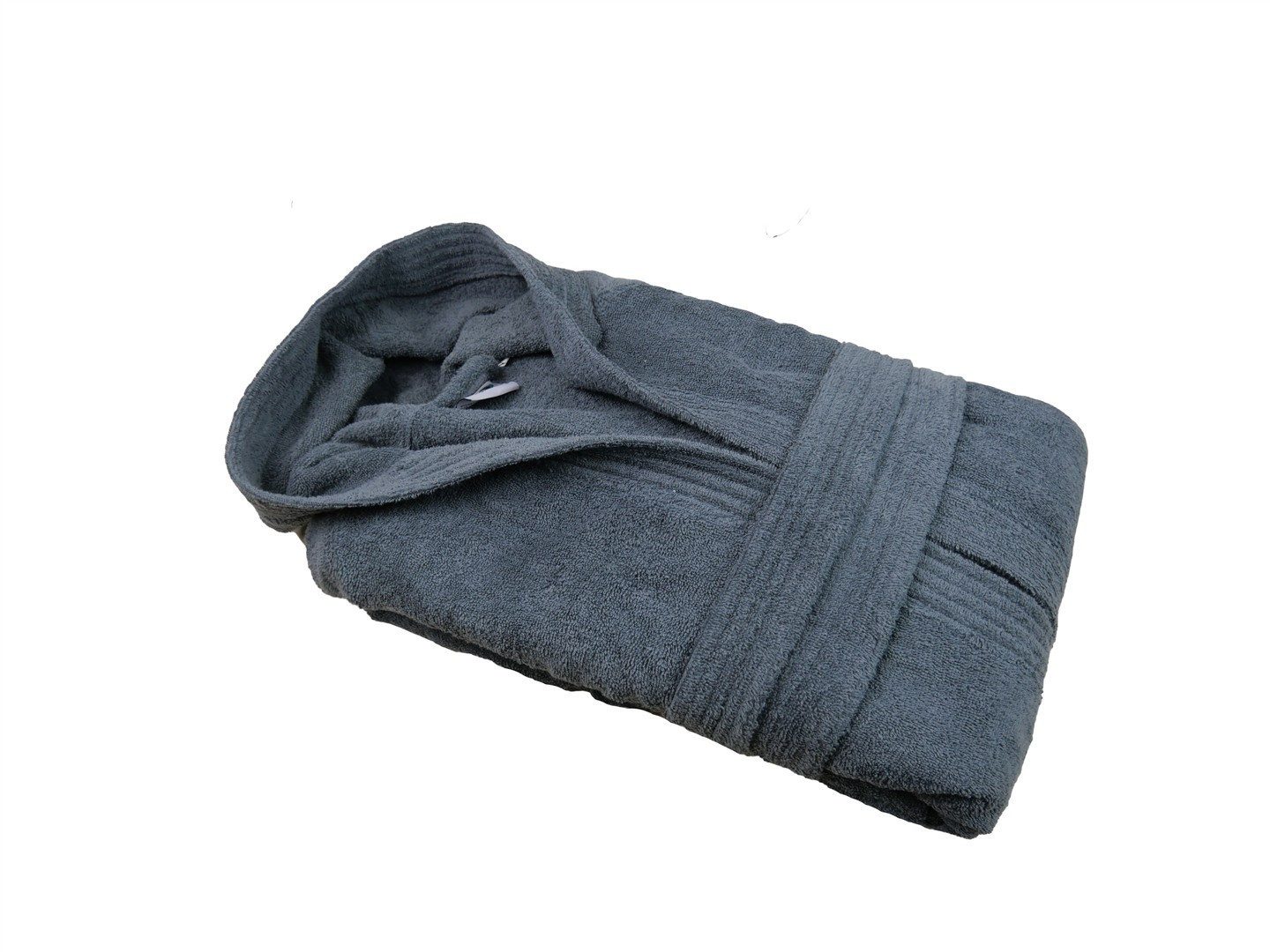 Unisex-Bademantel mit Kapuze 100% Baumwolle Frottier ca. 400 g/m² ⚥