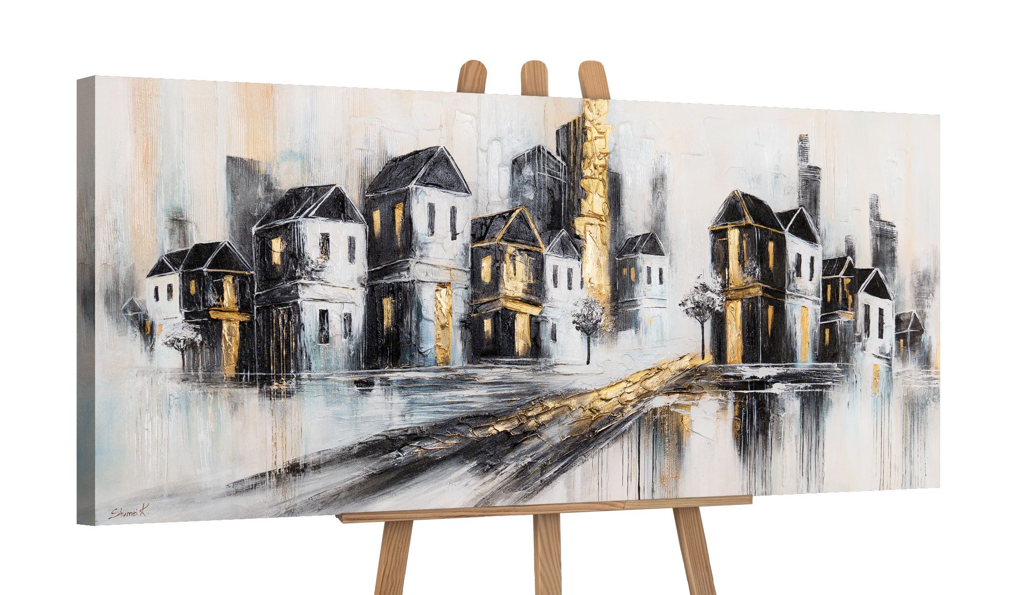 YS-Art Картина Wandbild, Schöne Stadt, Wolkenkratzer, Big Apple, Paris, Romantisch