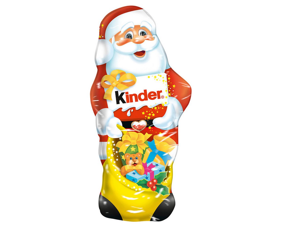 kinder Schokolade, Kinder Weihnachtsmann Hohlfigur aus Schokolade zum Aufhängen 55g