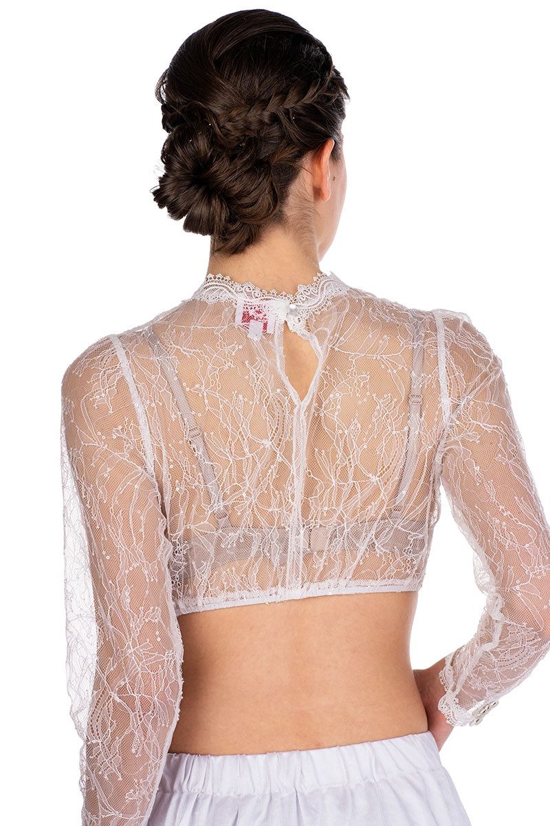 Spieth & Wensky Dirndlbluse Dirndlbluse - DORINA - weiß günstig online kaufen