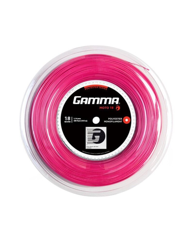 Tennissaite Moto (Haltbarkeit+Spin) pink 100m Rolle