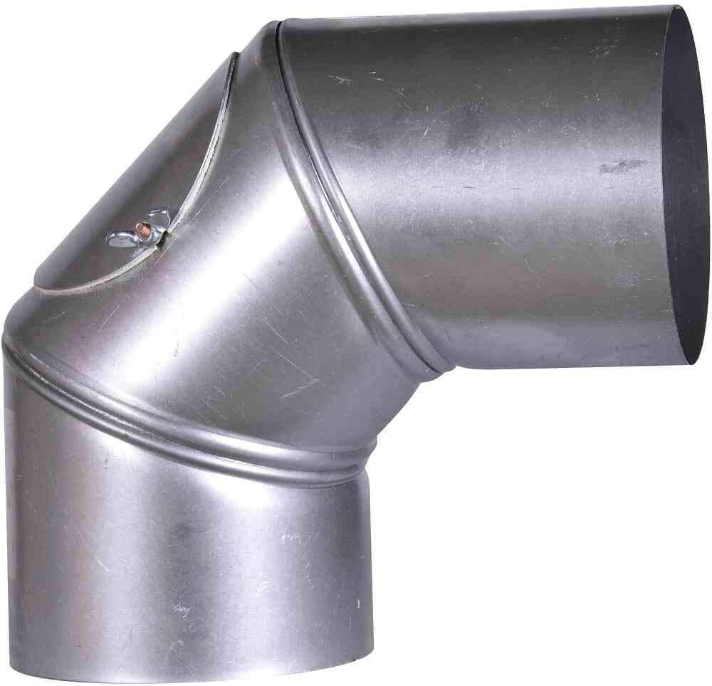 Firefix Ofenrohr Firefix A130/BU Ofenrohrbogen, Silber, (1-tlg)