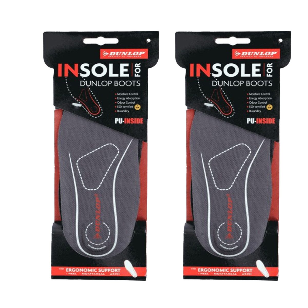 Dunlop Thermosohlen 2 Paar Einlegesohle Dunlop Comfort für Thermo+/Purofort+ (Paar, 2)