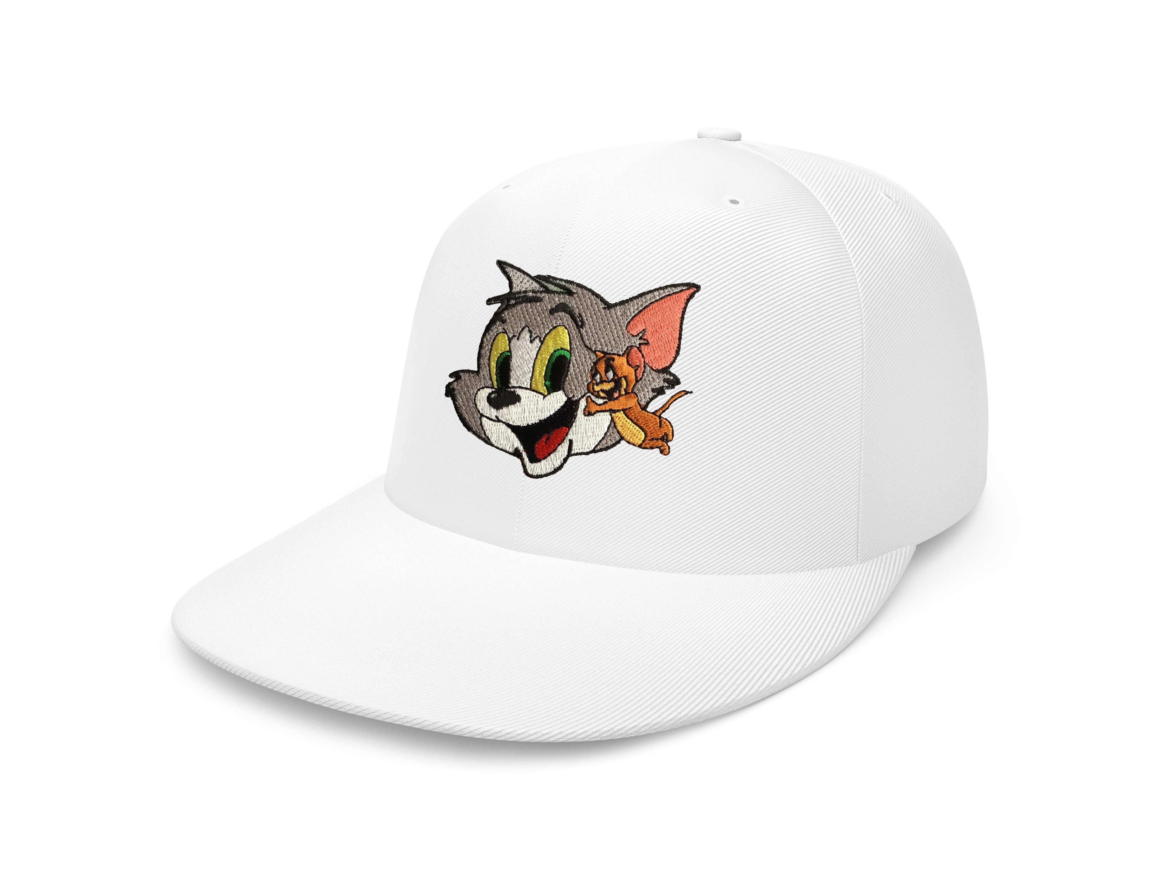 Blondie & Brownie Snapback Cap Unisex Erwachsene Tom Jerry Stick Patch Katze Maus Cartoon One Size