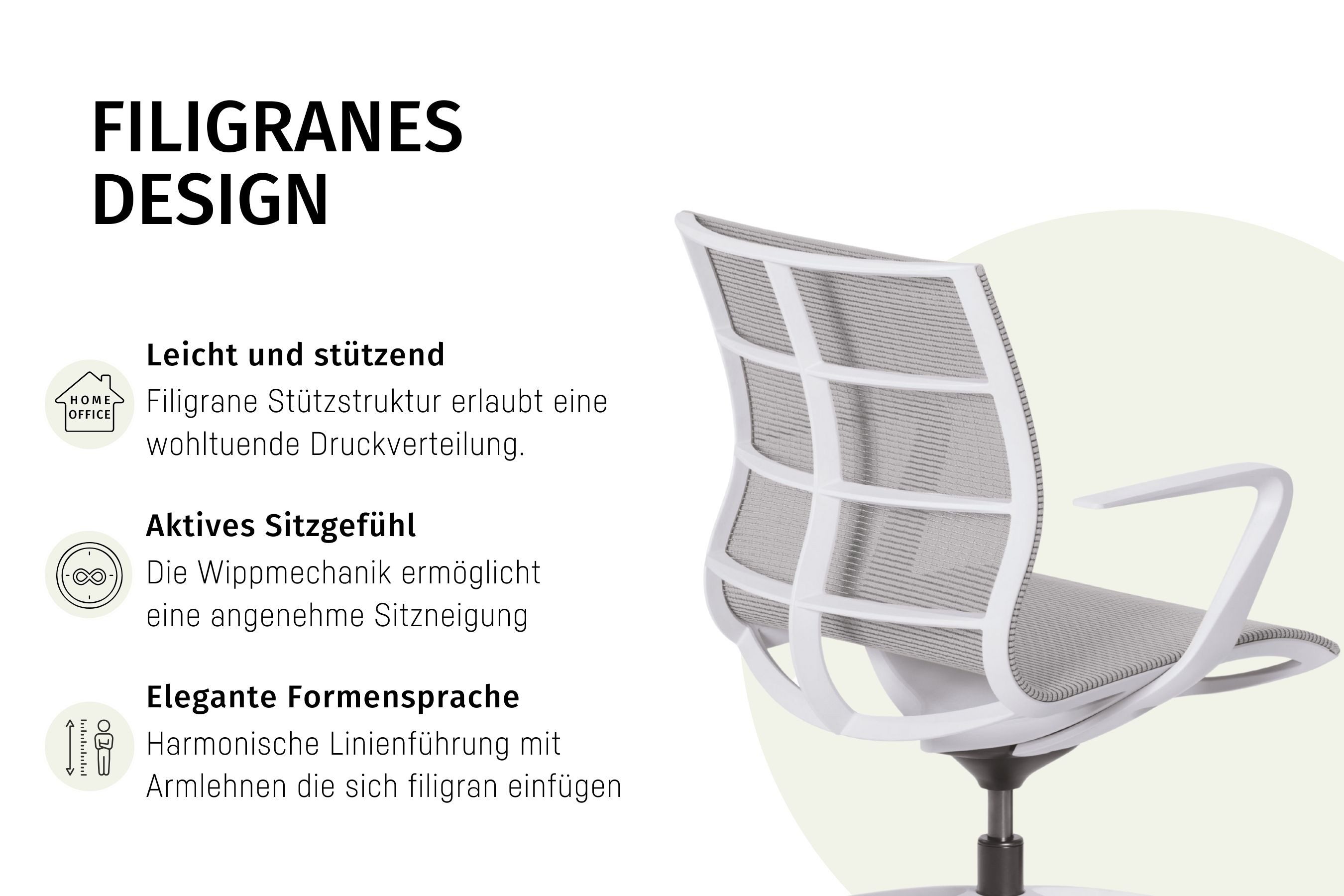 sedus Bürostuhl se:joy (Made in Germany, 5 Jahre Garantie), ergonomischer Bürostuhl mit Wippmechanik