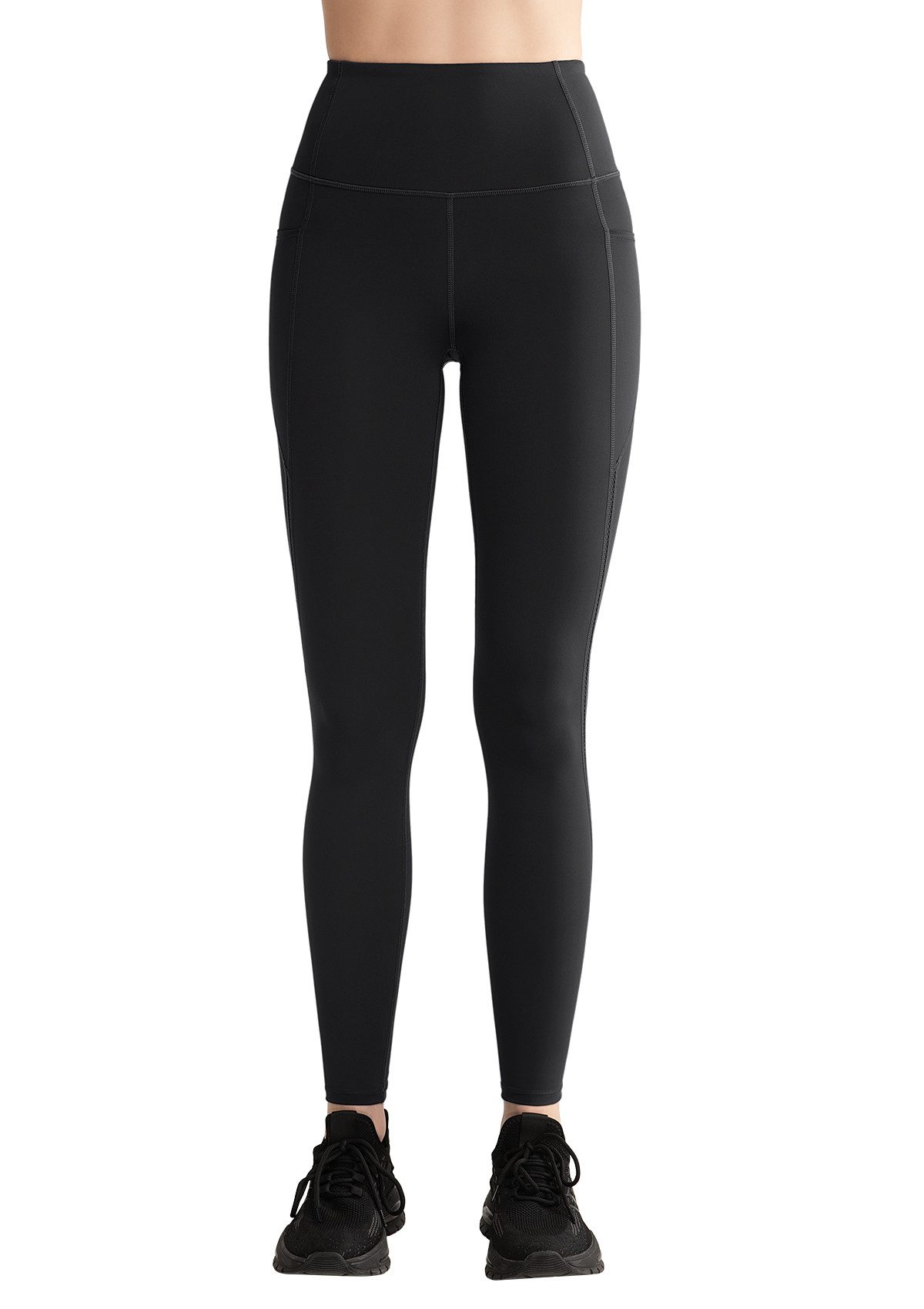 Yvette Leggings Damen Sporthose mit Taschen Atmungsaktiv, E110738A19