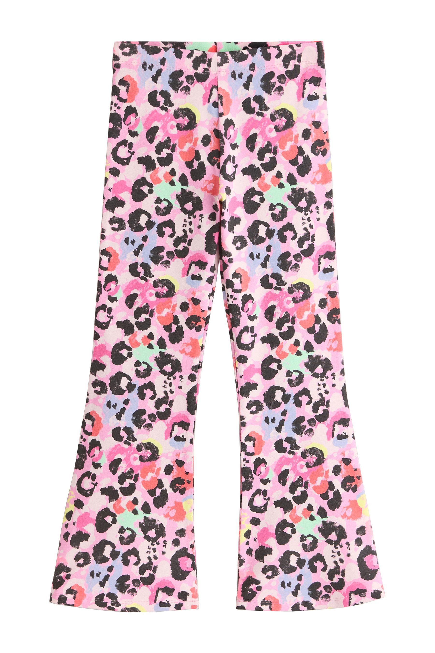 Leggings Leggings mit ausgestelltem Bein