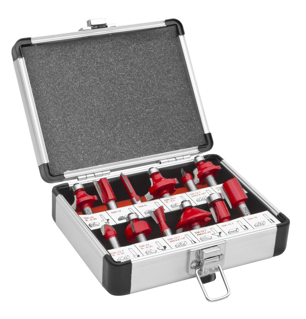 Holzmann Fräser-Set Holzmann Oberfräsersatz OFS12 12-teilig im