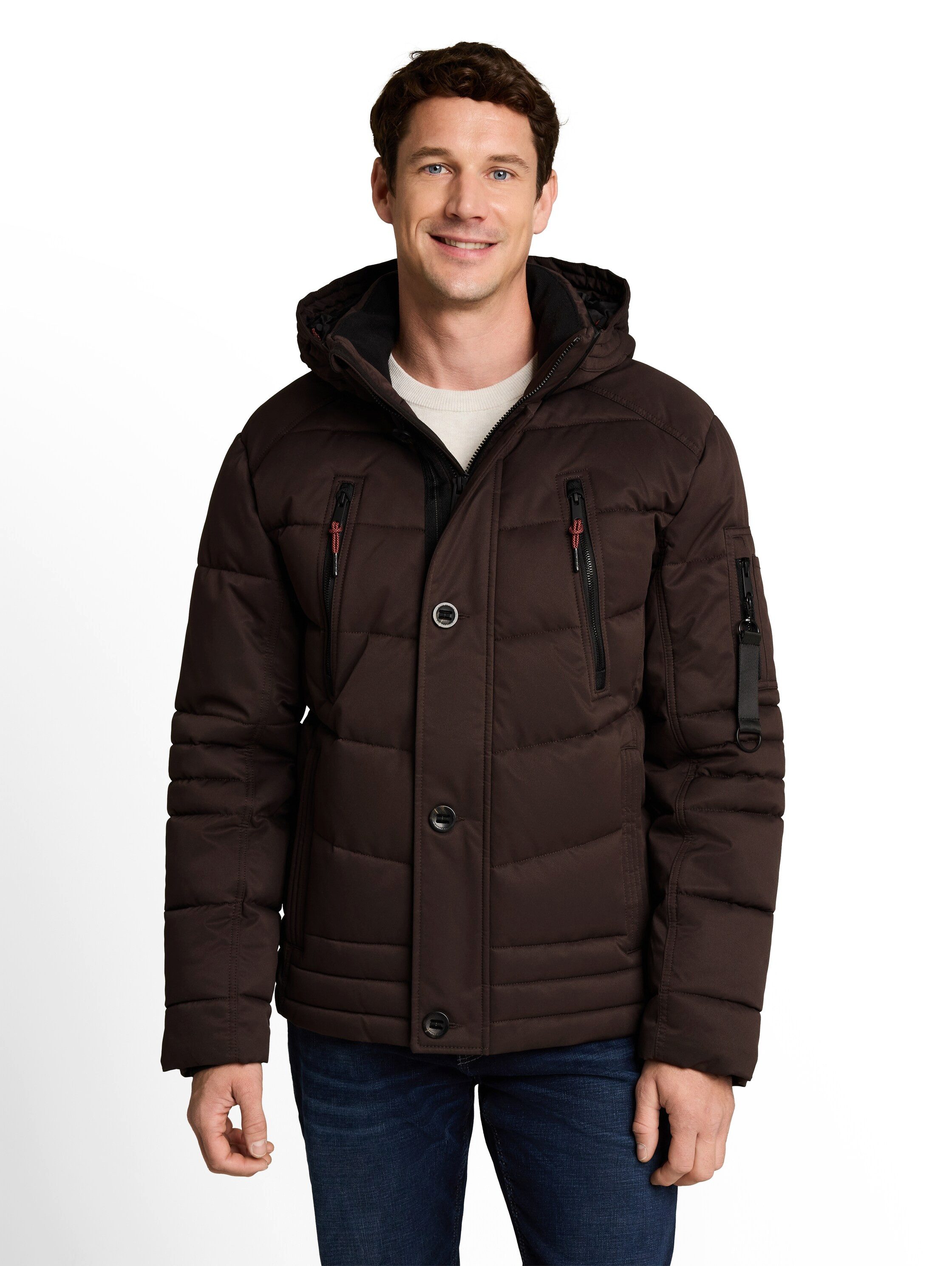 TOM TAILOR Steppjacke mit Kapuze