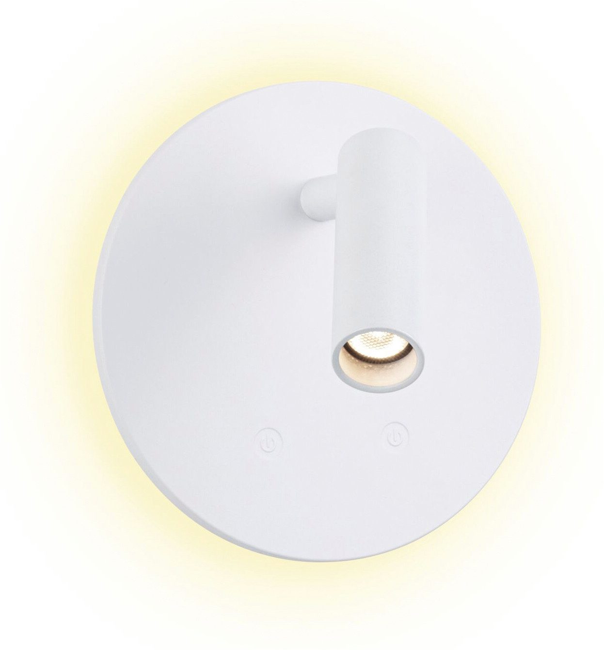 Paulmann LED Wandleuchte Kiora 1,3W, Dimmer, Ein-/Ausschalter, Memoryfunktion, USB-Ladefunktion, LED fest integriert, Dimmbar