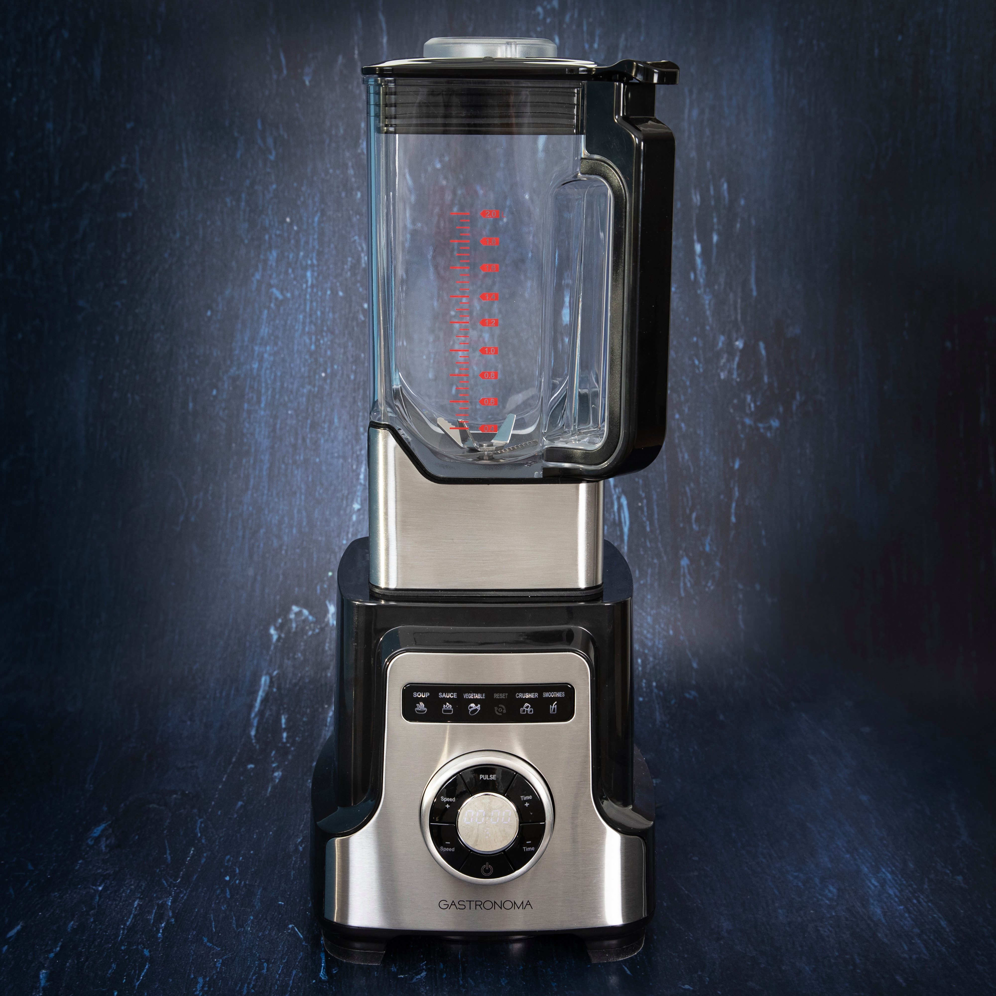 GASTRONOMA Standmixer 18180001, 2000 W, 2 L Tritan, 10 Geschwindigkeitsstufen, Pulsfunktion für Flüssigkeit