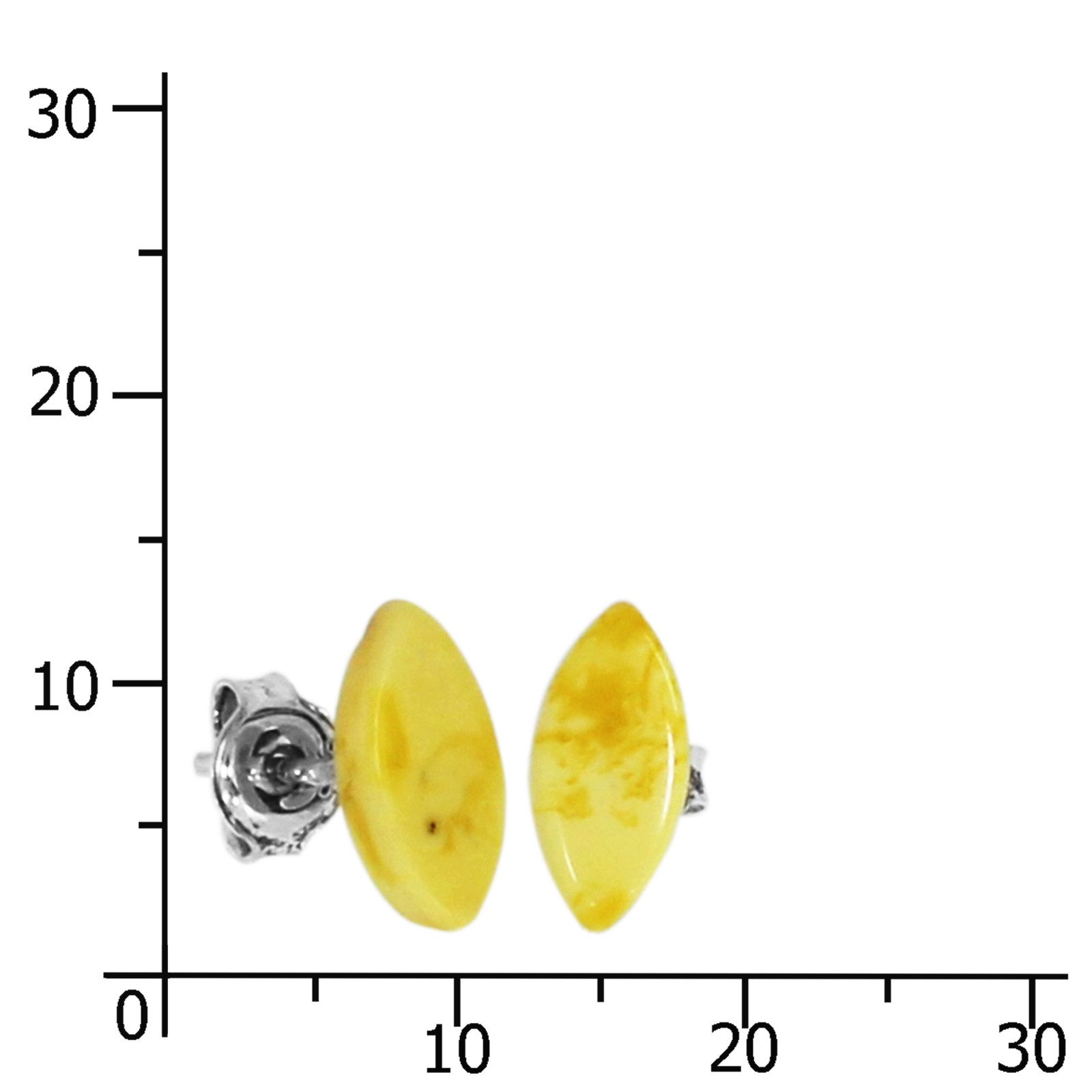 OSTSEE-SCHMUCK Paar Ohrstecker Ostsee-Schmuck Ohrstecker Klassisch Ohrsteck günstig online kaufen