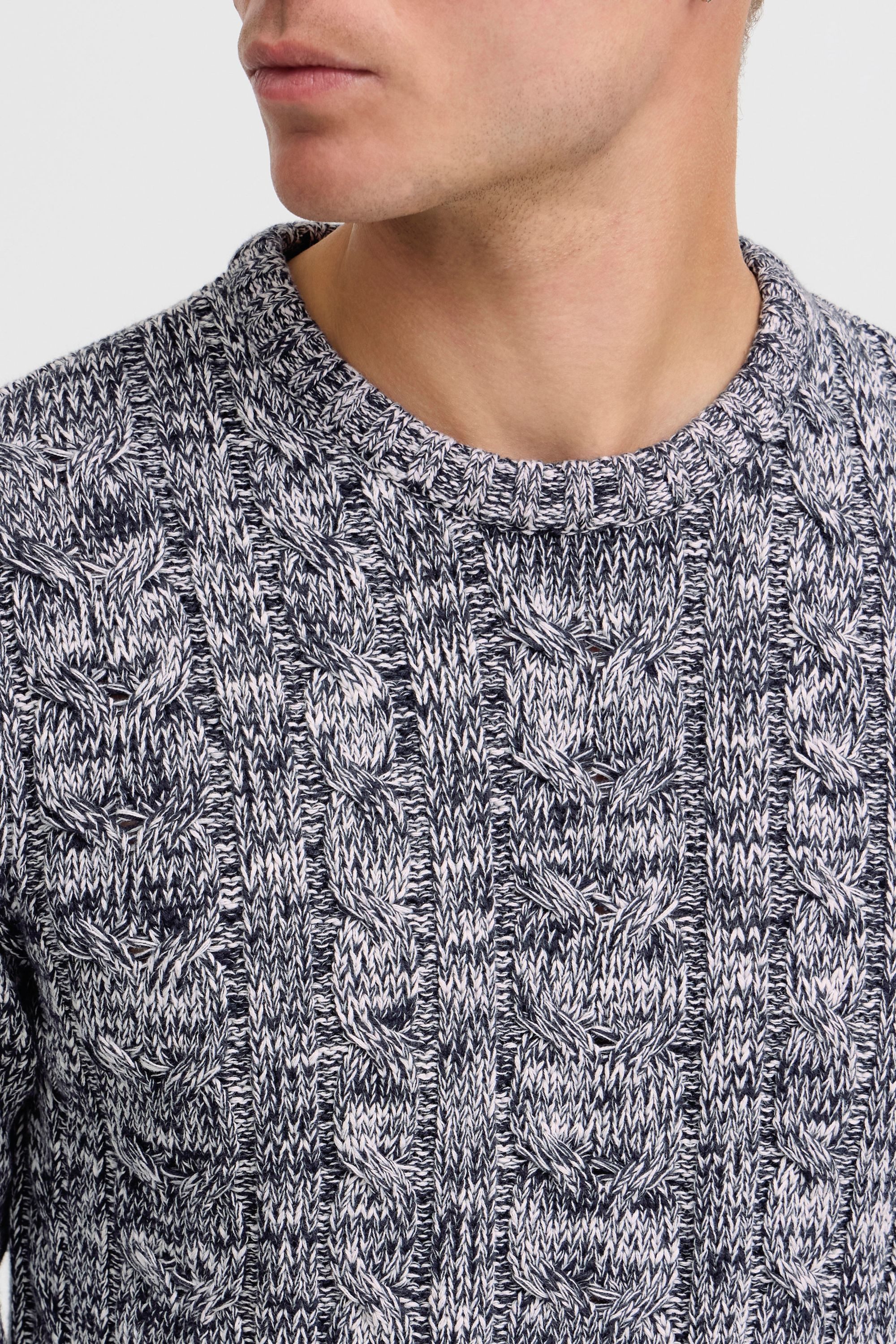 !Solid Strickpullover SDPhilemon Strickpulli mit Zopfstrickmuster