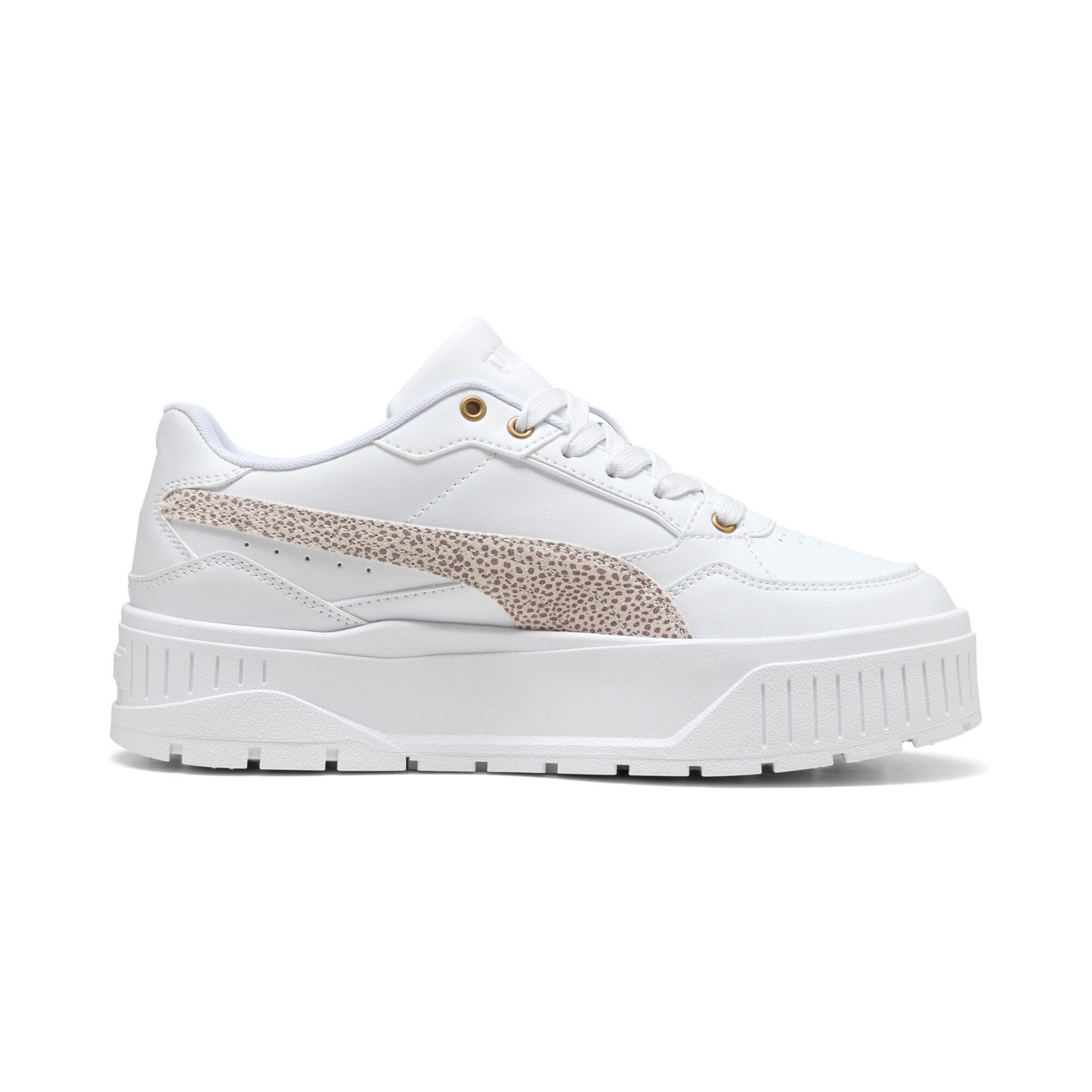 PUMA KARMEN II IDOL TOPCAT Sneaker sportlicher Stil, mit Leo-Print, leichte profilierte Gummilaufsohle