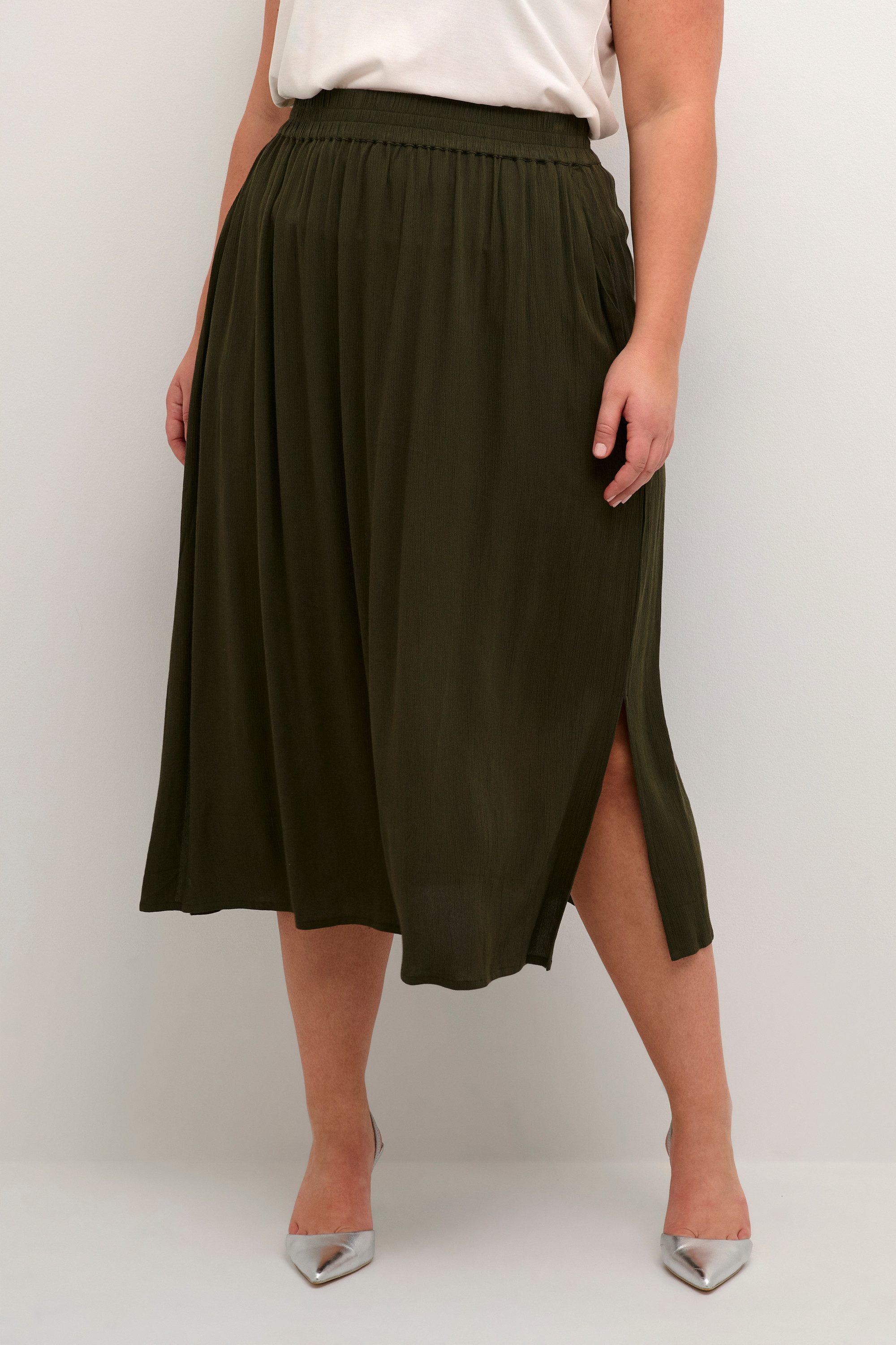 KAFFE Curve Jerseyrock Rock KCsaline Große günstig online kaufen