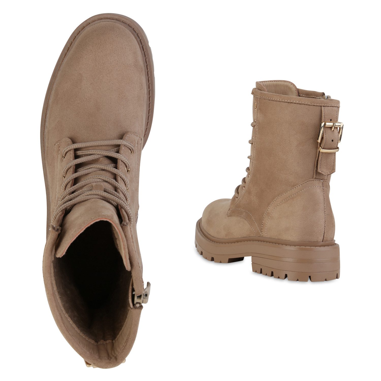 VAN HILL 841323 Schnürstiefelette Damen Leicht Gefütterte Schnürstiefelette günstig online kaufen