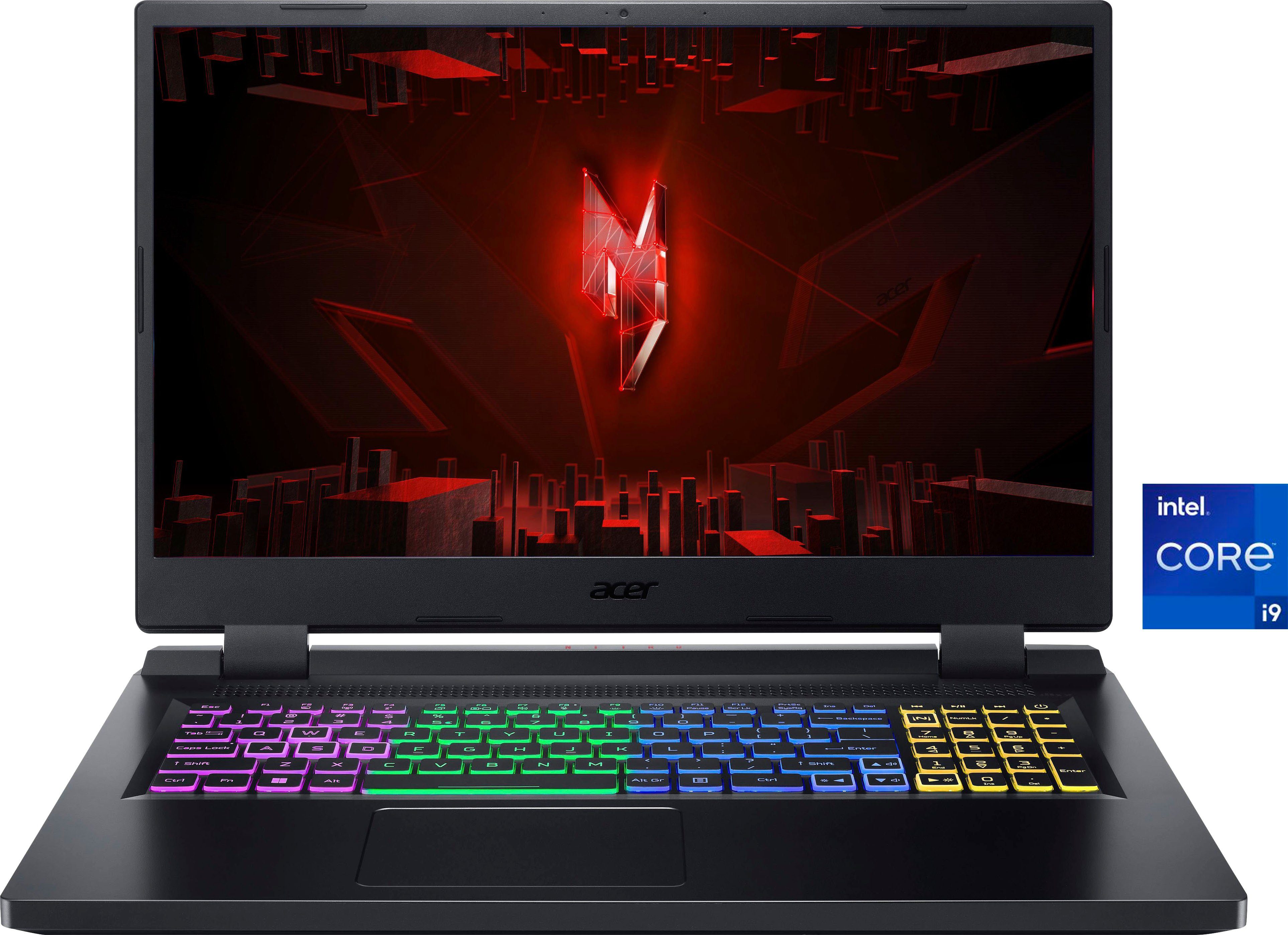 Acer Nitro 5 AN517-55-96S6 Gaming-Notebook (43,9 cm/17,3 Zoll, Intel Core i9 12900H, GeForce RTX 4060, 1000 GB SSD, Thunderbolt™ 4)