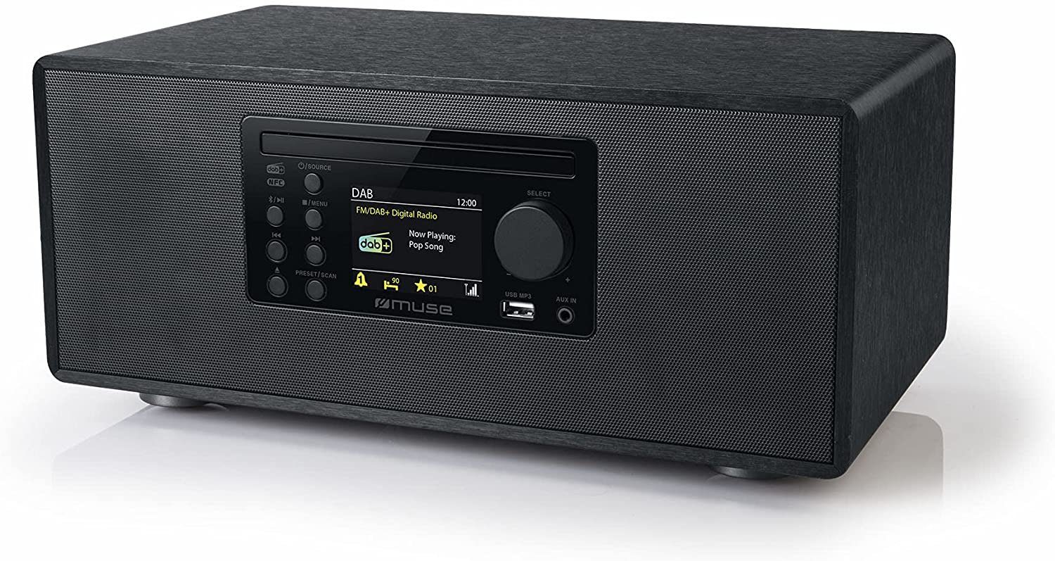 Lautsprechern - Muse Minisystem mit Micro Stereoanlage Bluetooth CD/USB, DAB+/FM