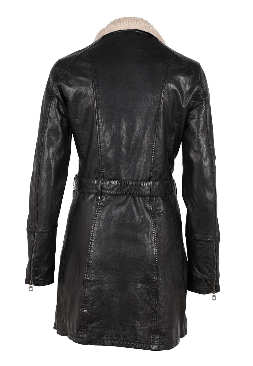 Gipsy by Mauritius Ledermantel Ledermantel GWTamala LARIV Verkürzter Reißve günstig online kaufen