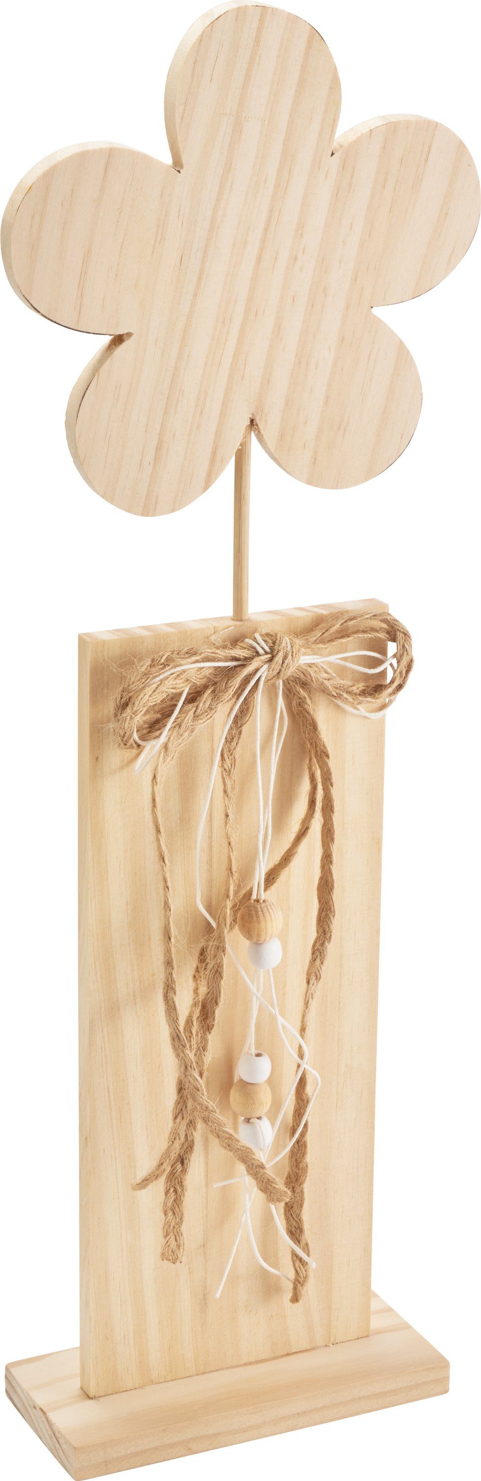 VBS Dekoobjekt Holz-Standblume, 44 cm Teile x cm 2 13