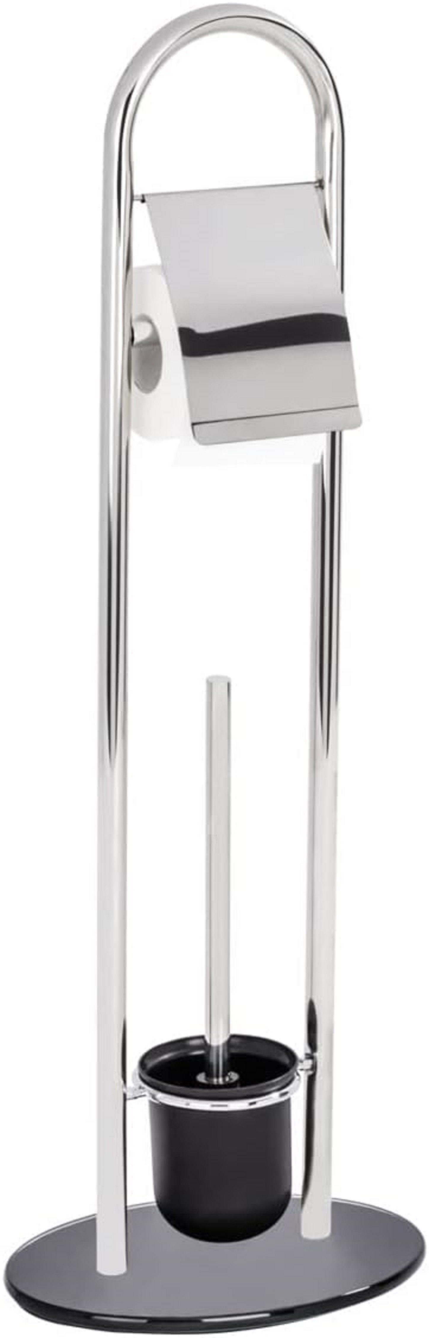WENKO WC-Garnitur Atlanta Klobürste Toilettenbürste Edelstahl Klobürstenhal günstig online kaufen