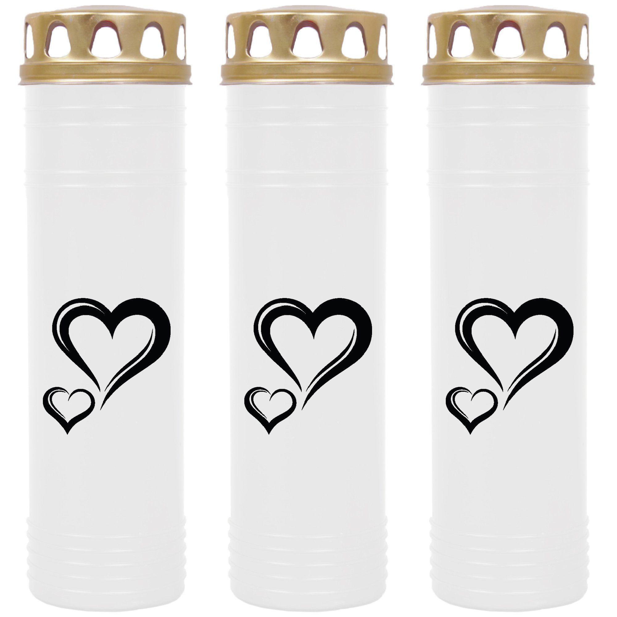 HS Candle Grabkerze GK-03712 (3-tlg), Grabkerze günstig online kaufen