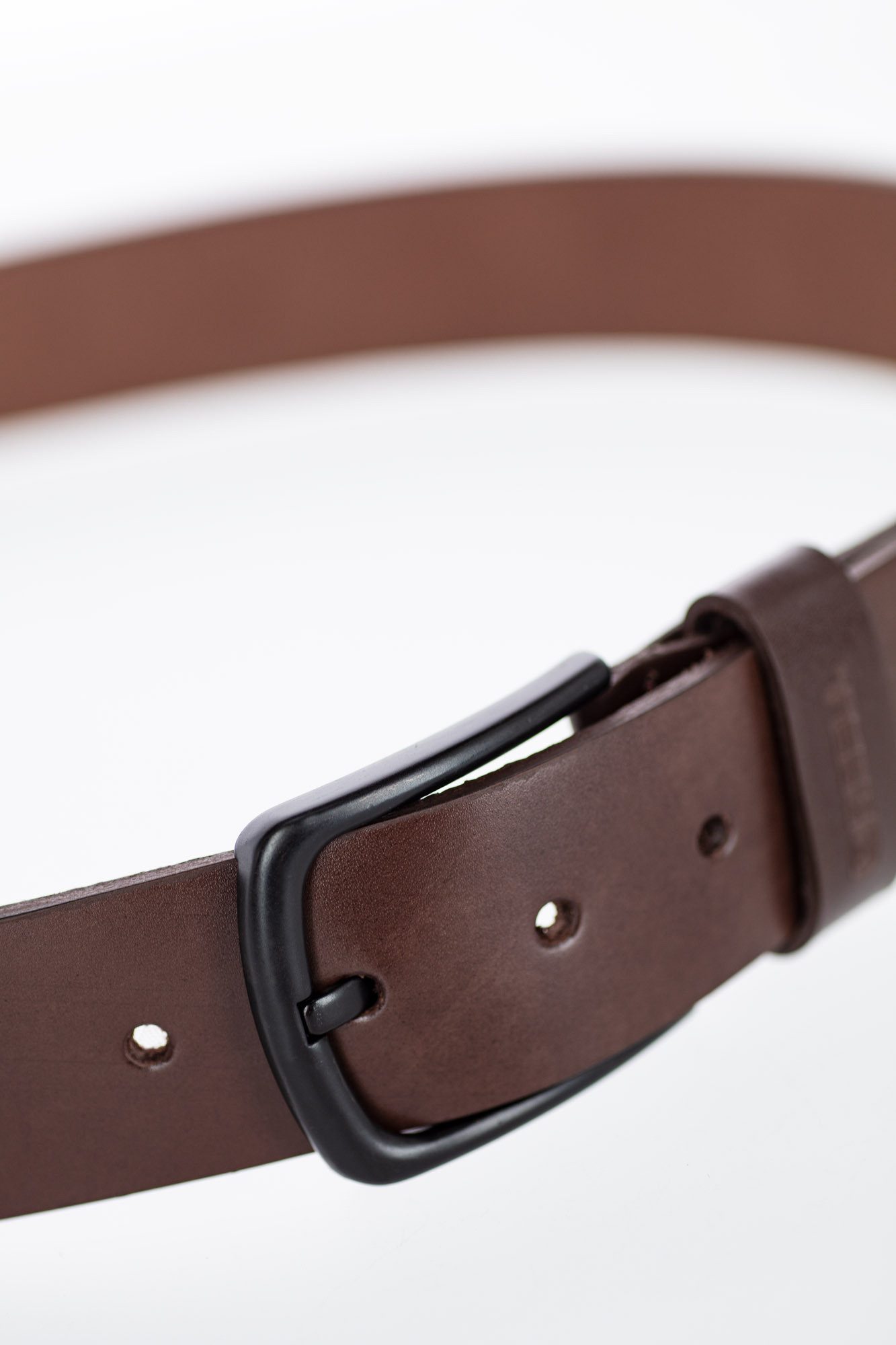 REELL Ledergürtel All Black Buckle