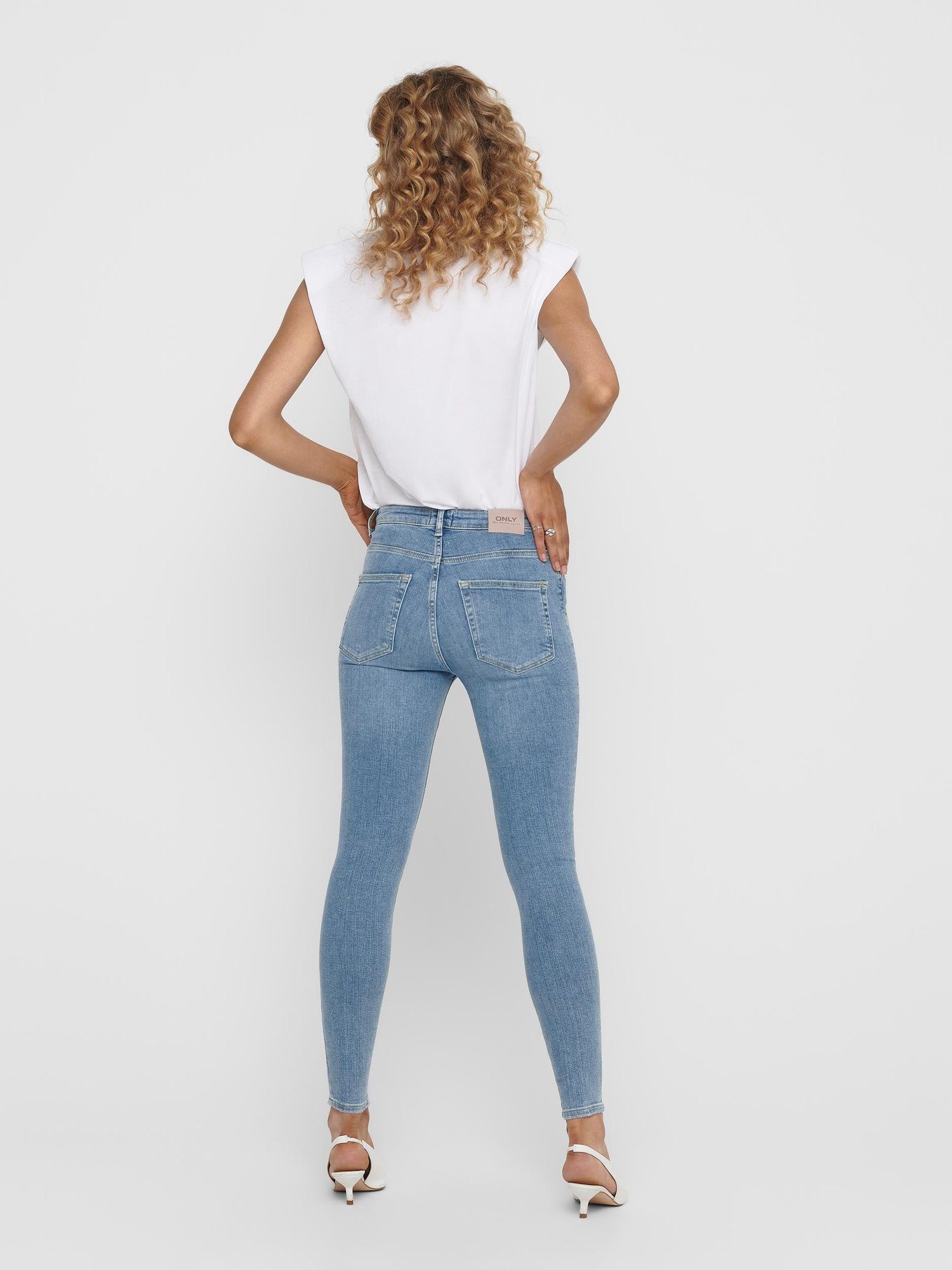 Skinny-fit-Jeans HW Fit ONLGosh Skinny Jeans Female Jeans Ankle Life ONLY ONLY