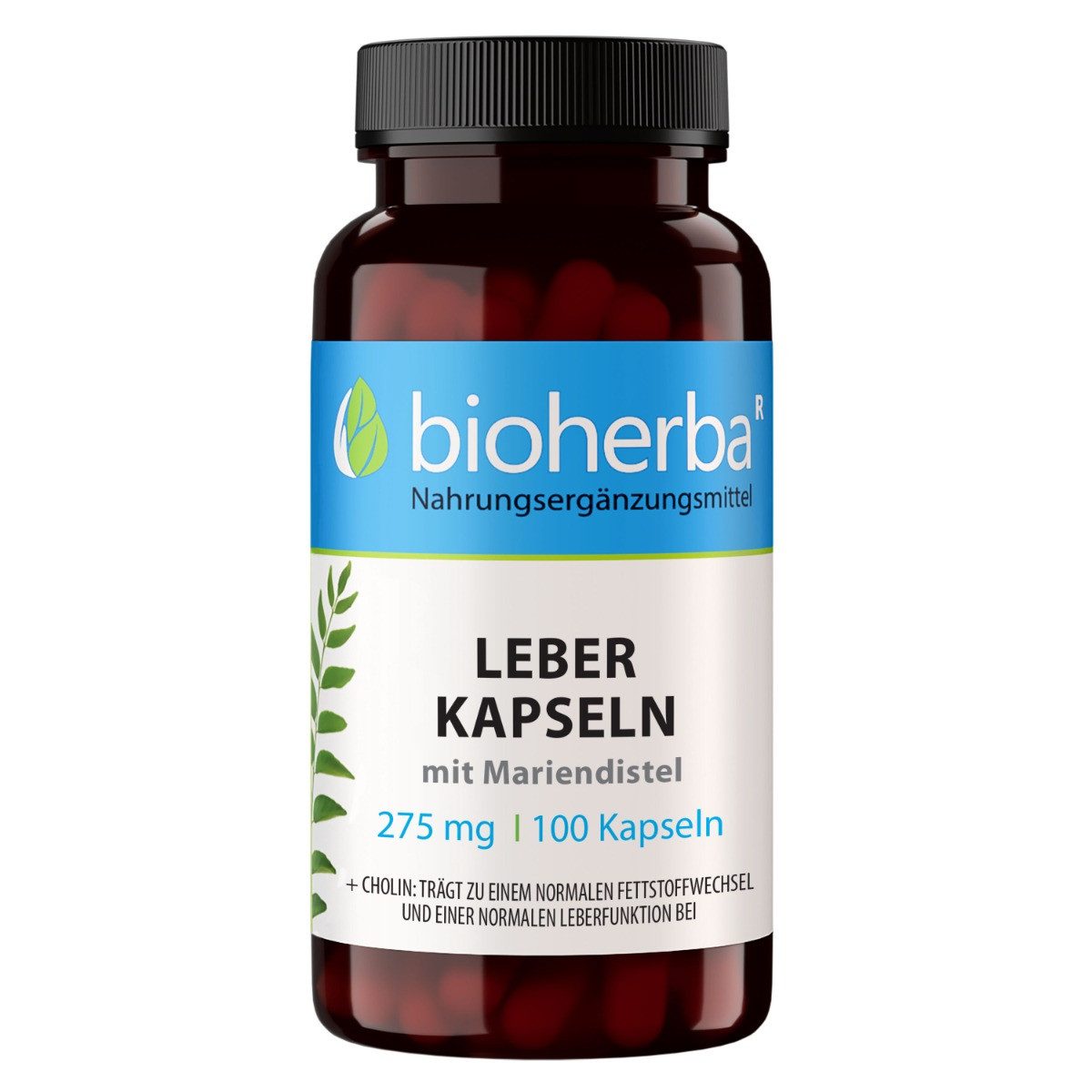 BIOHERBA R Leber Kapseln mit Mariendistel 100 Stück Nahrungsergänzungsmittel