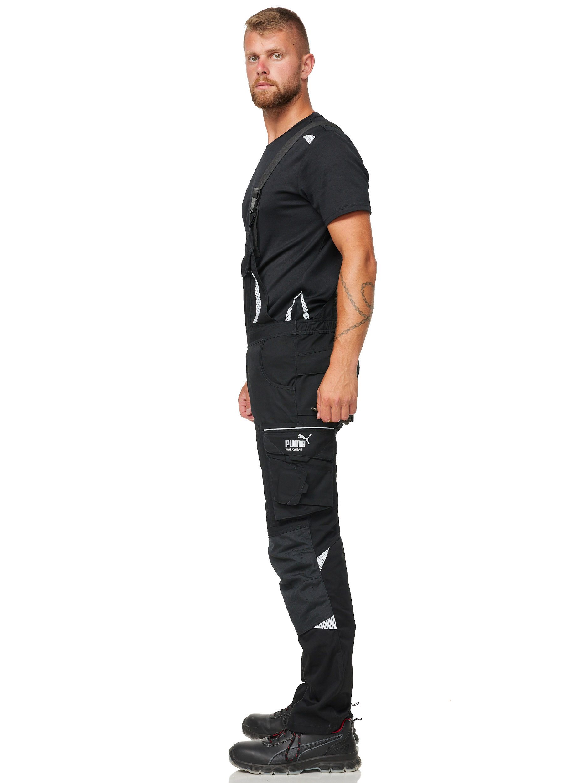 PUMA Workwear Arbeitslatzhose PRECISION X mit vielen Taschen und extra verstärktem Nylon Gewebe für Herren