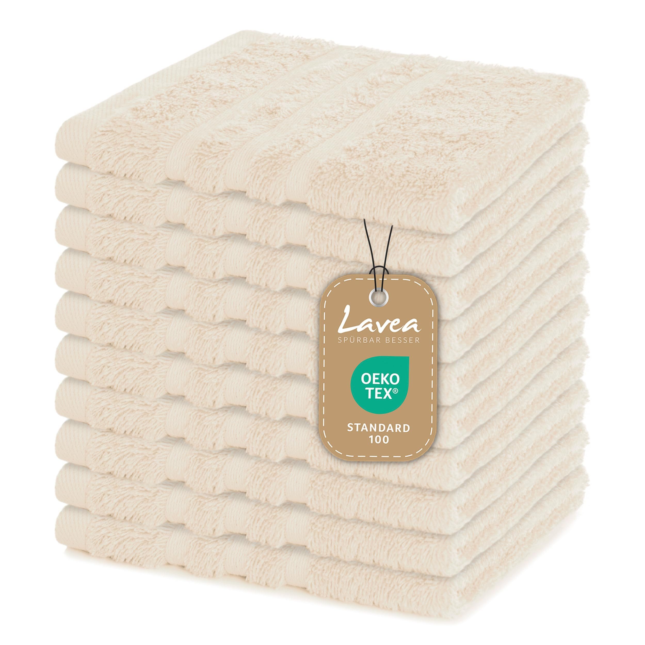 Lavea Handtuch Set saugstarke Frottierserie Elena, günstig online kaufen