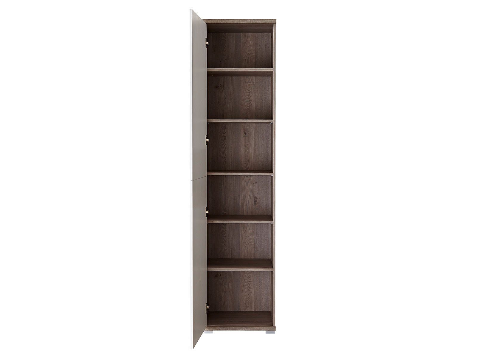 möbelando Garderobenschrank Chancey Moderner Silbereiche, in aus Breite 5 Silbereiche cm Einlegeböden. Nachbildung Absetzungen 1 1 Holztür, in weiß-Struktur Garderobenschrank aus MDF und Tiefe Korpus cm, Spanplatte 39 cm, Front/Absetzungen: 199 und mit Höhe Konstruktionsboden in 47