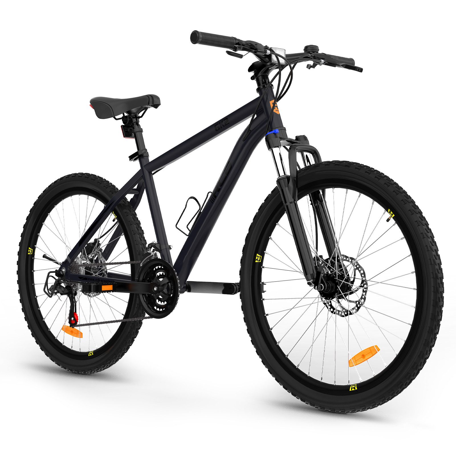 RCB Mountainbike GK2, 26 Zoll Aluminium Fahrrad für Jugendliche & Erwachsene, bis 150KG