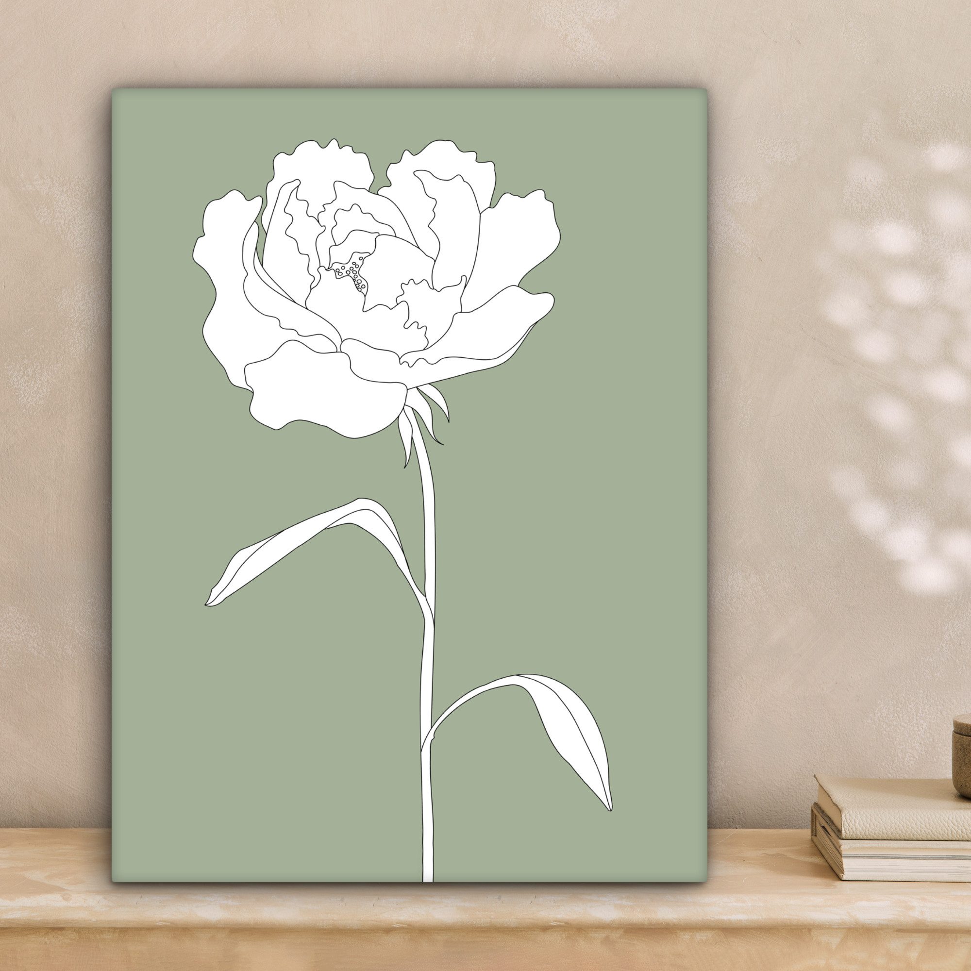 OneMillionCanvasses® Leinwandbild Rose - Blumen - günstig online kaufen
