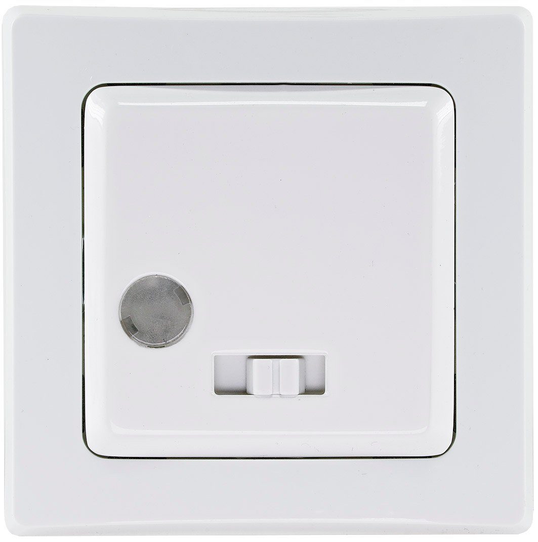 Steckdose Schalter & Steckdosen Serie DELPHI weiß (Steckdose Steckdosen Schuko