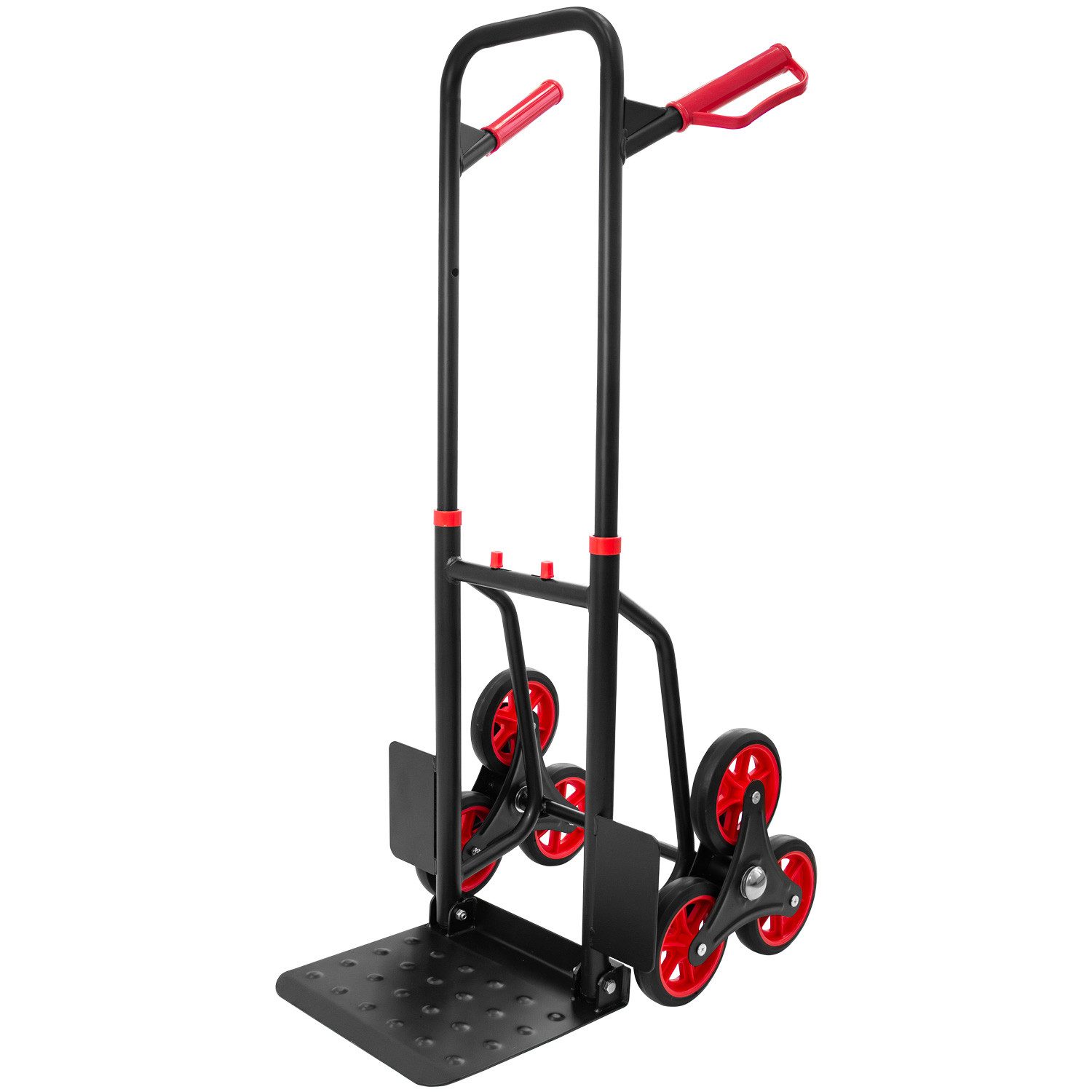 Trucky Treppensackkarre Treppenkarre Sackkarre 150 kg Stahl klappbar Treppensteiger Schwarz
