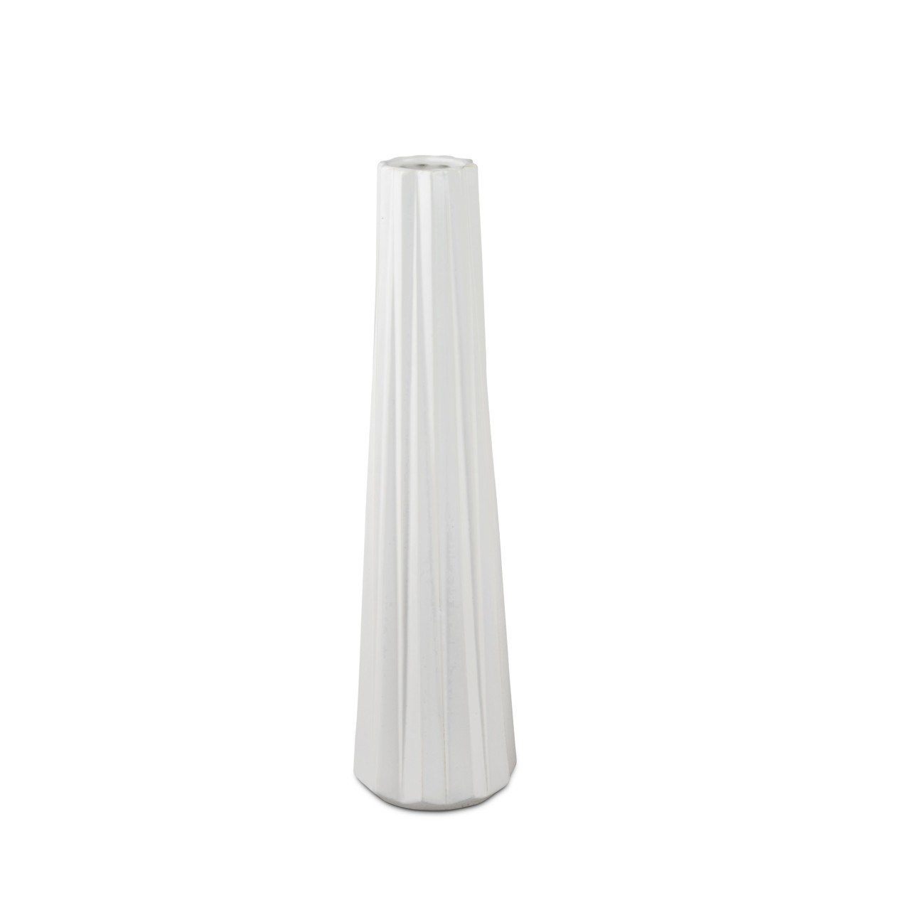 Mattweiss, Keramik formano Bodenvase Weiß H:55cm D:14cm