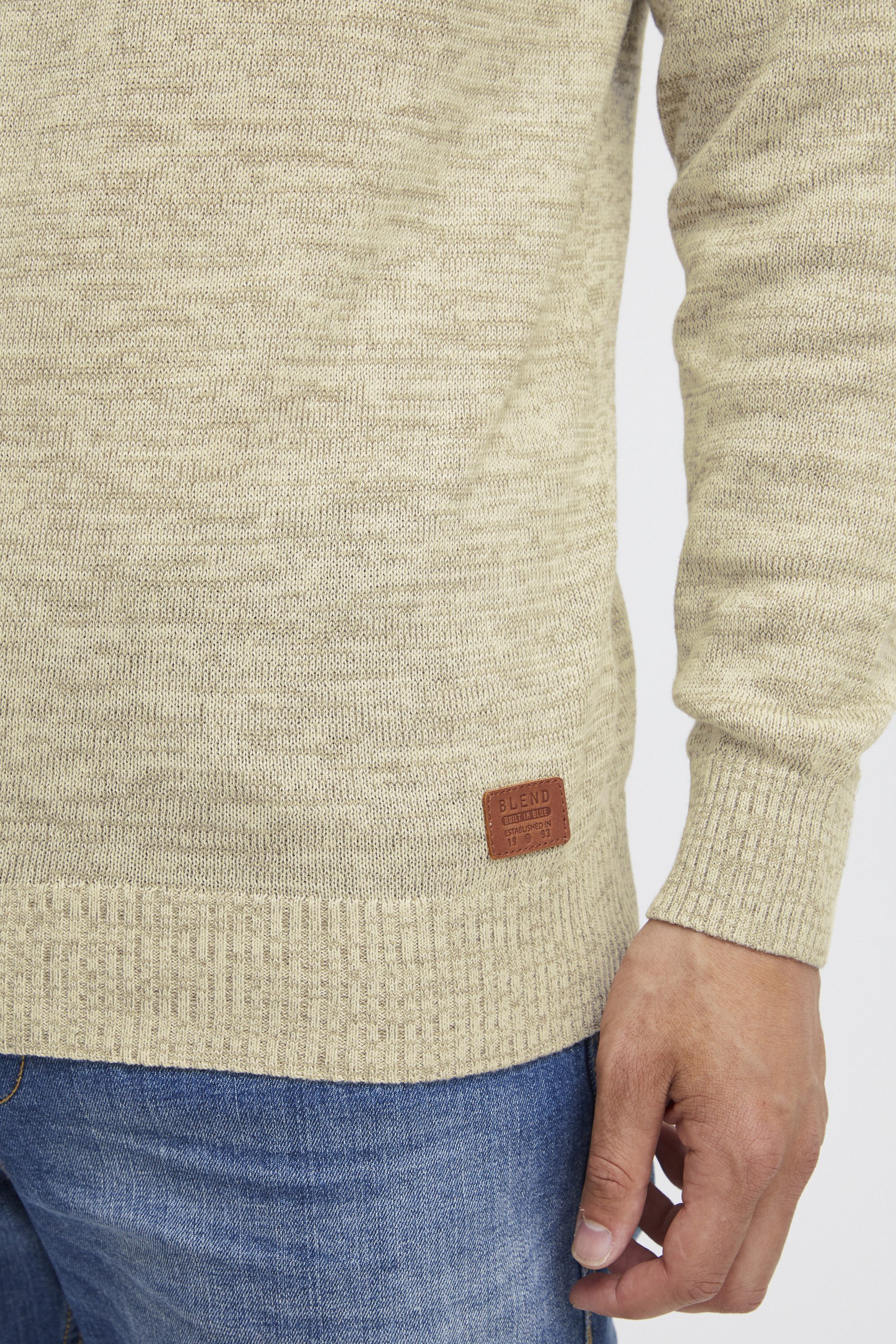 Blend Troyer BHDanovan Strickpullover in MeLange-Optik