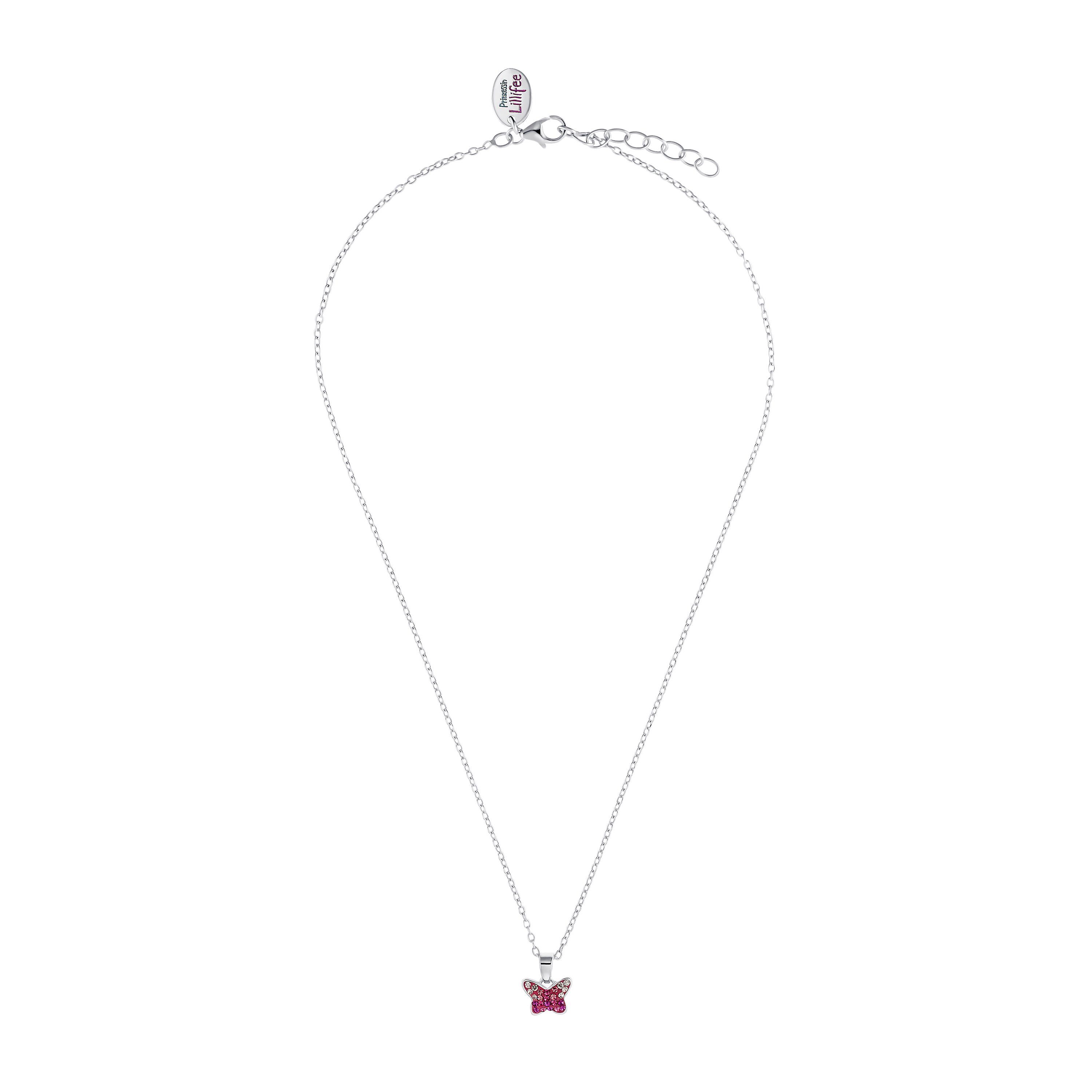 Prinzessin Lillifee Kette mit 2034009, mit Crystal Anhänger Schmetterling, Preciosa